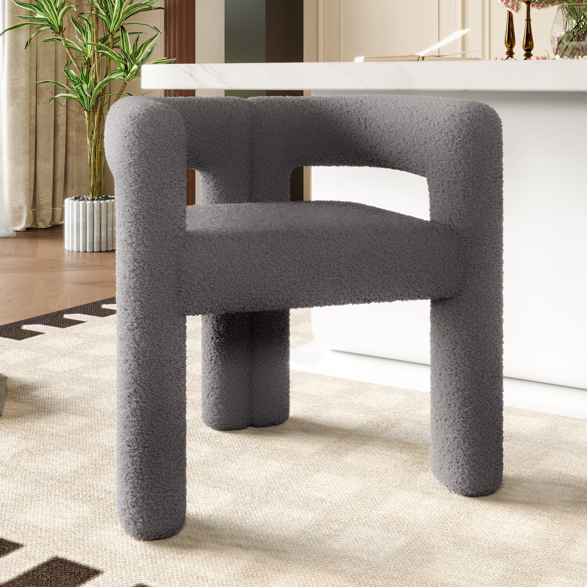 KLAM HOME Esszimmerstuhl Ergonomischer Sessel mit günstig online kaufen