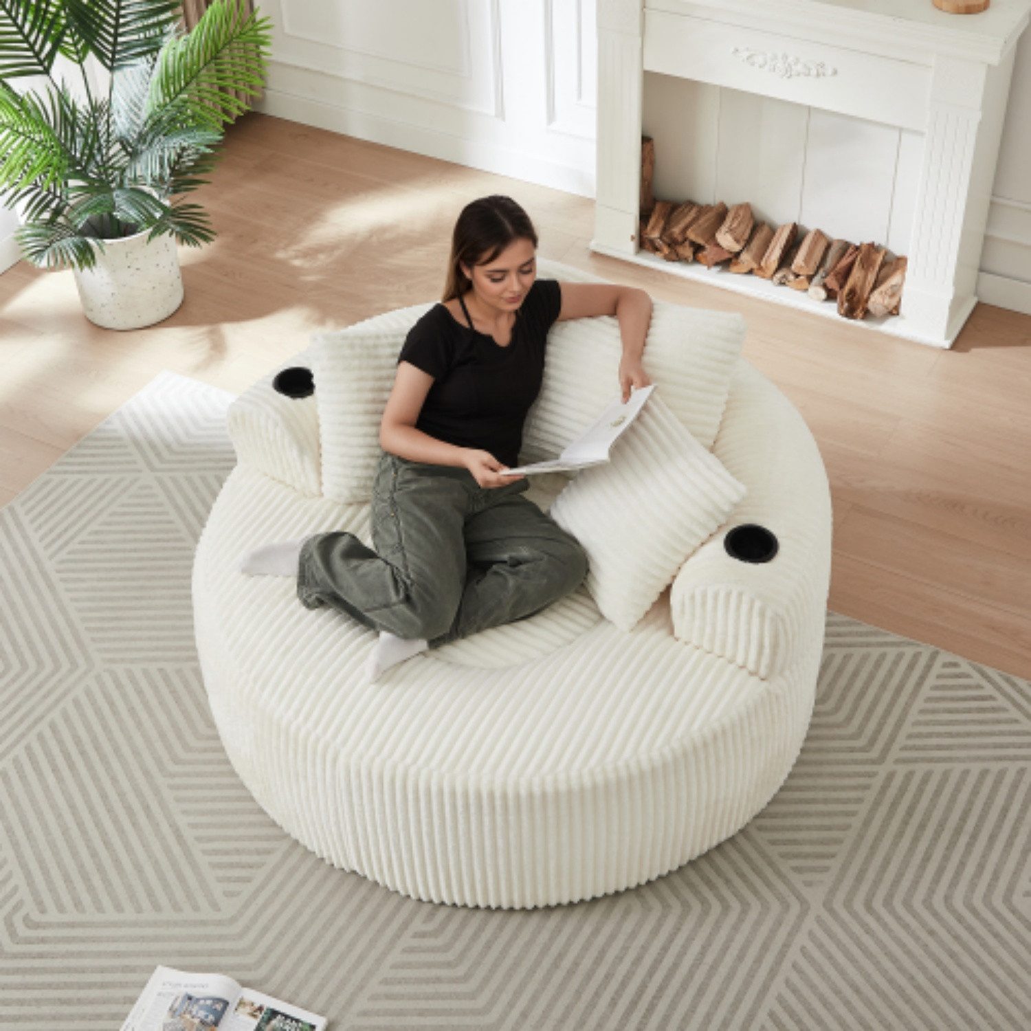 Cord XXL-Sessel online kaufen » Cord Big Sessel