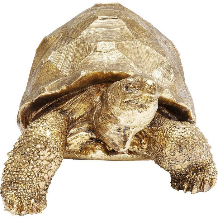 KARE Dekoobjekt Deko Figur Turtle Gold Medium