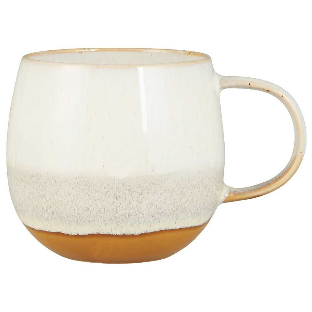 Ib Laursen Becher IB Laursen Becher AGNETA Mustard Creme Weiß mit Henkel