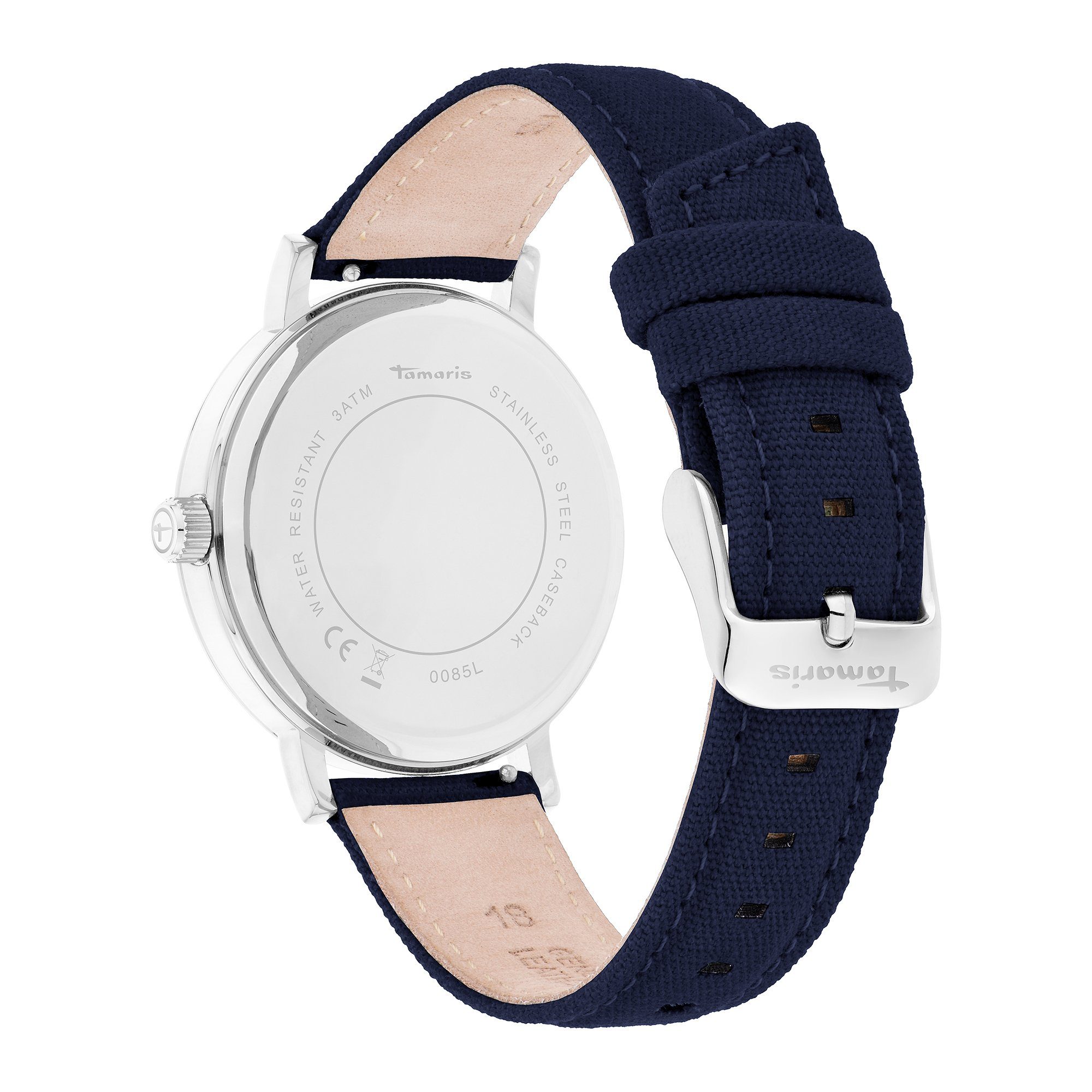 Tamaris Quarzuhr Armbanduhr Echtleder