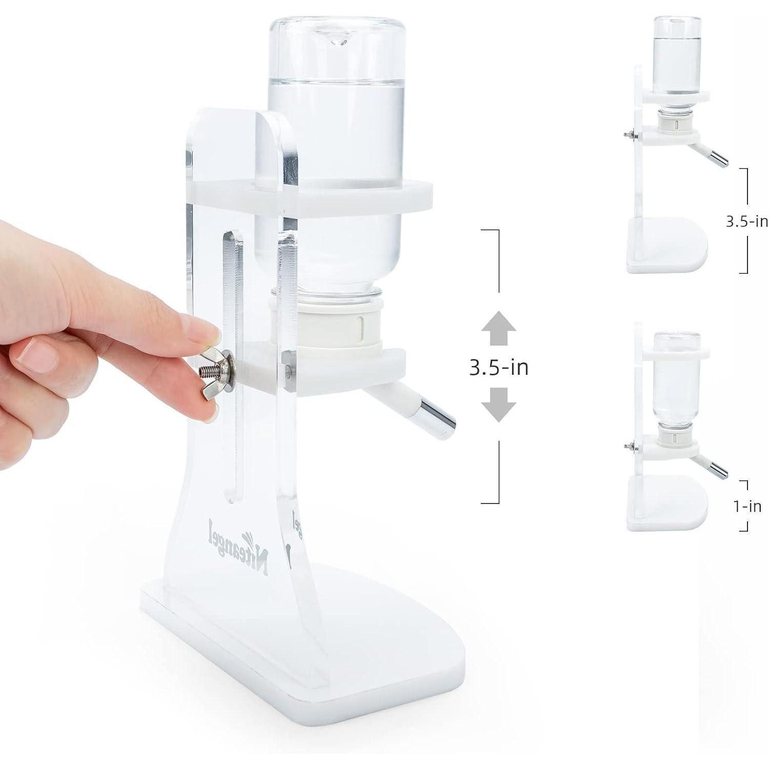 LuxusKollektion Trinkflasche Wasserflasche mit Ständer für Zwerghamster Mäuse Ratte 120ml