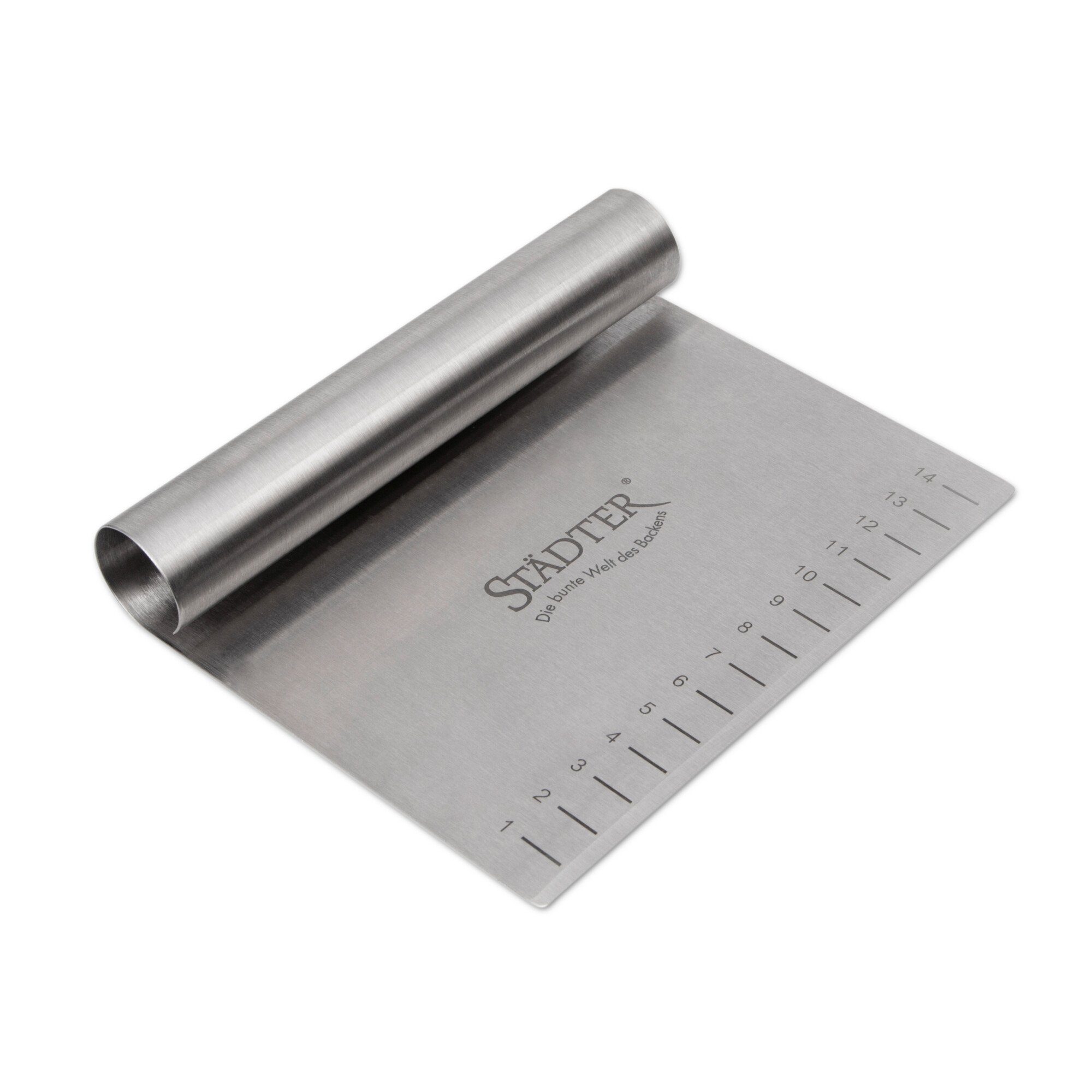 STÄDTER Teigschaber Städter, Profi-Teigkarte Edelstahl
