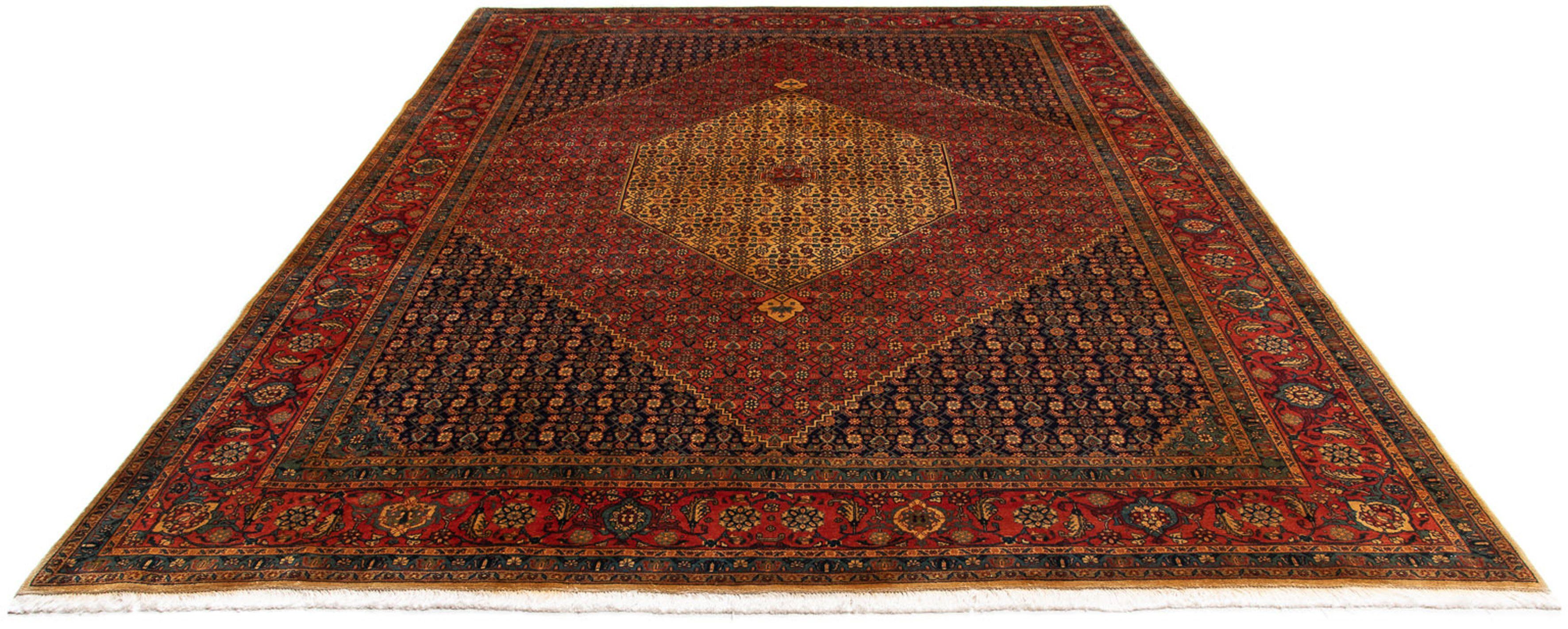 Orientteppich Perser - Täbriz - Royal - 337 x 251 cm - dunkelrot, morgenland, rechteckig, Höhe: 7 mm, Wohnzimmer, Handgeknüpft, Einzelstück mit Zertifikat