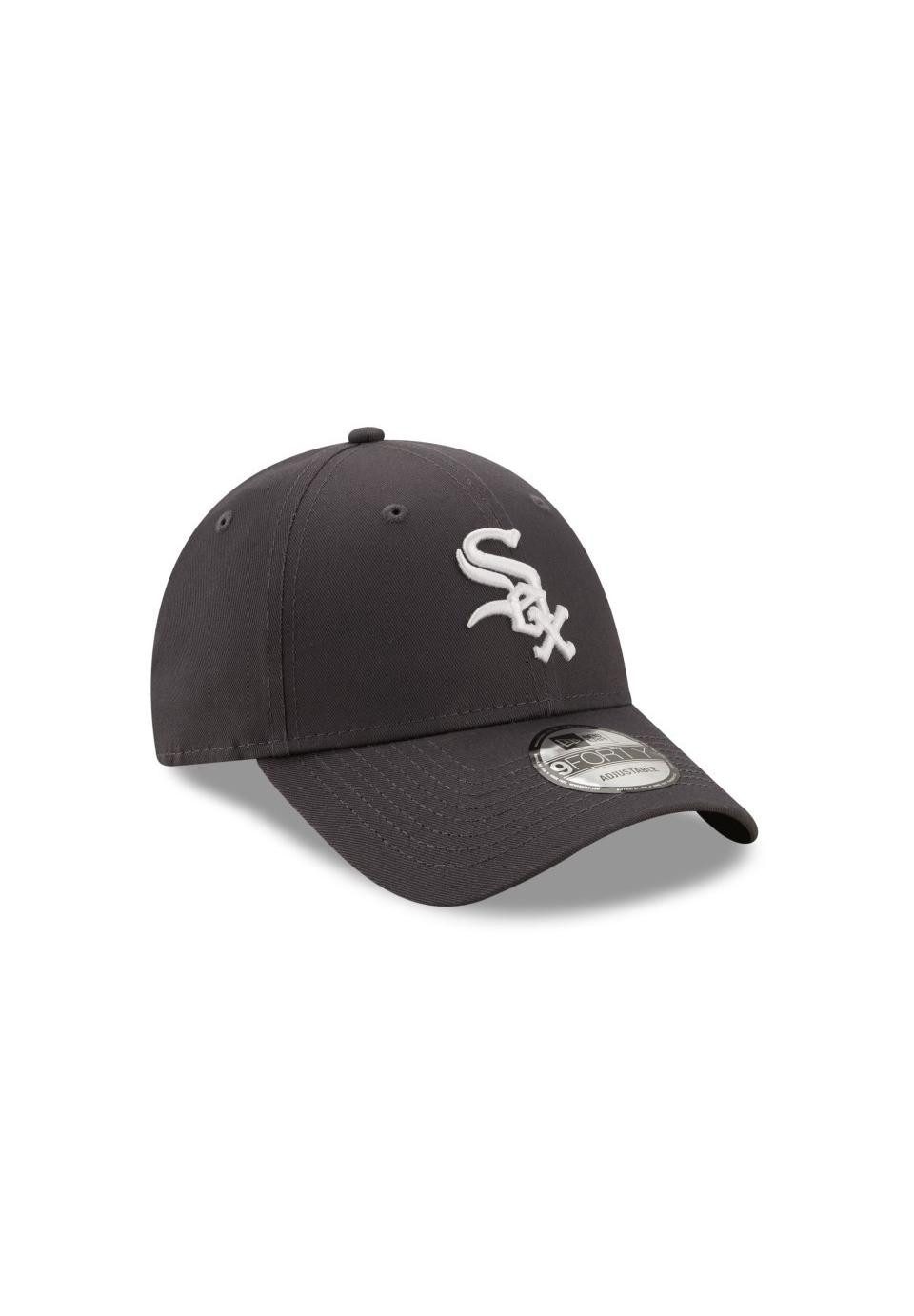 New Era Baseball Cap Chicago White Sox MLB League Essential Grey White 9Forty Adjustable Ca (1-St)