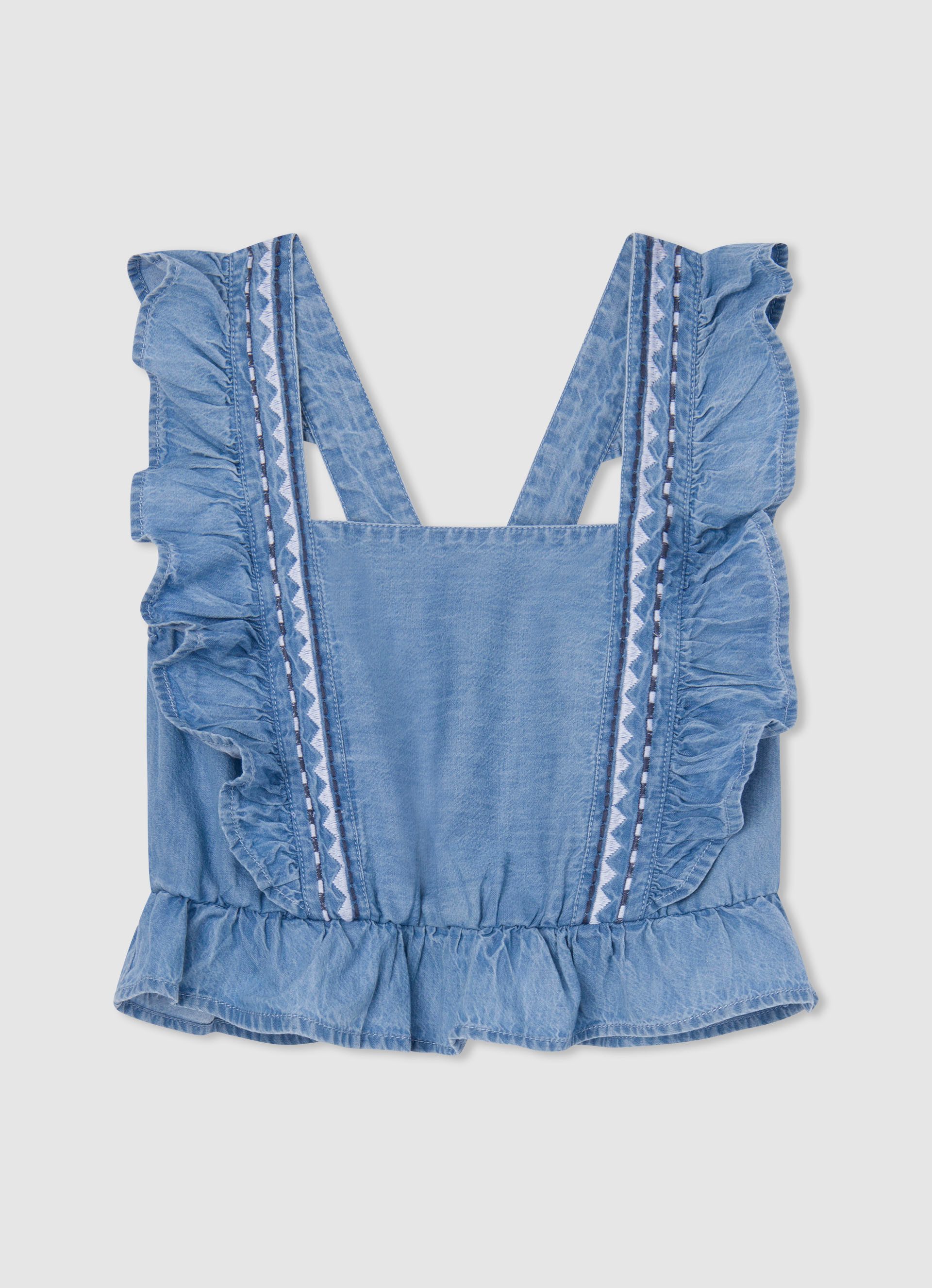 Pepe Jeans Rüschenbluse QUELA mit Rüschen günstig online kaufen