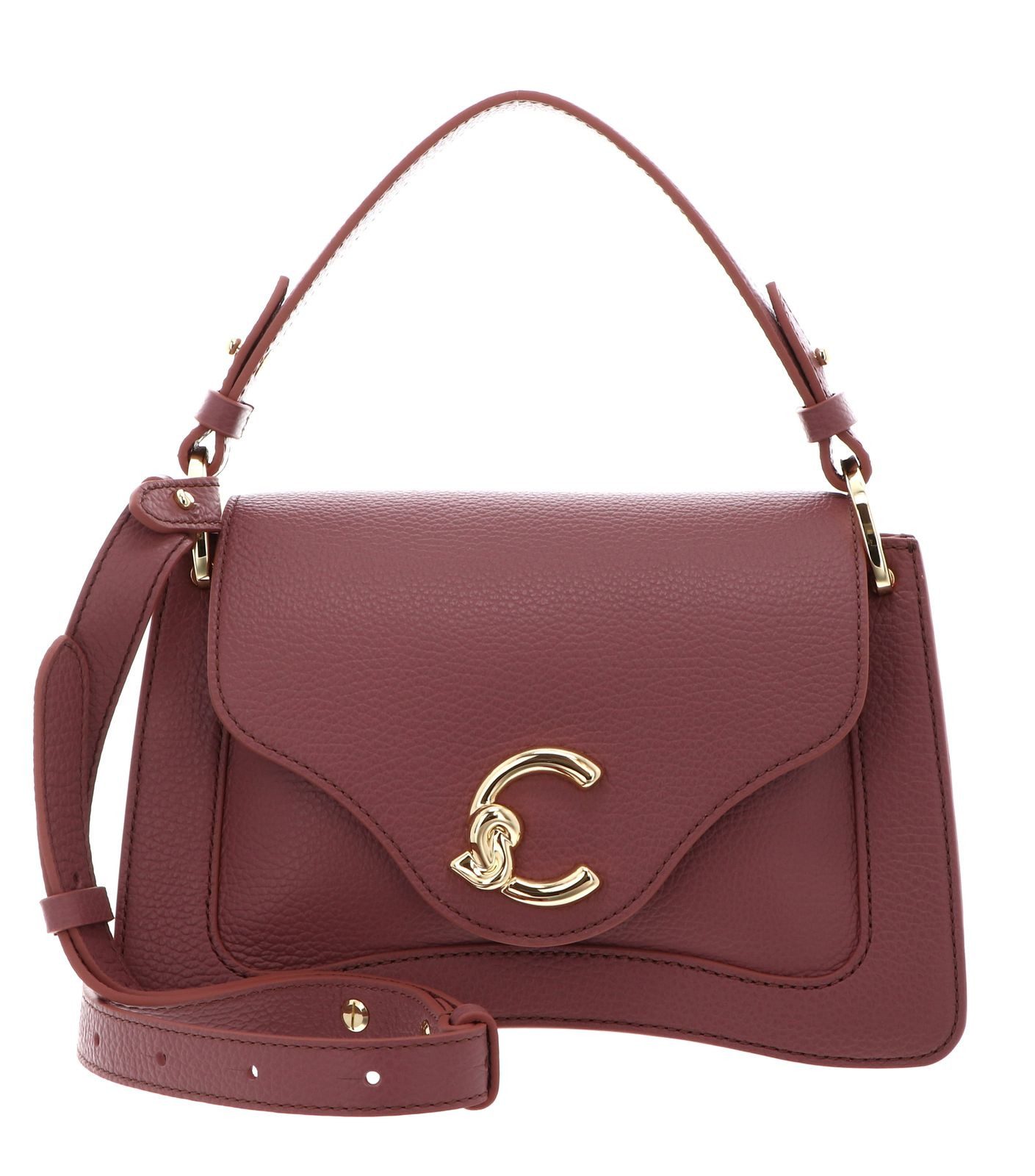COCCINELLE Umhängetasche Handbag Grained Leather, aus echtem Rindsleder