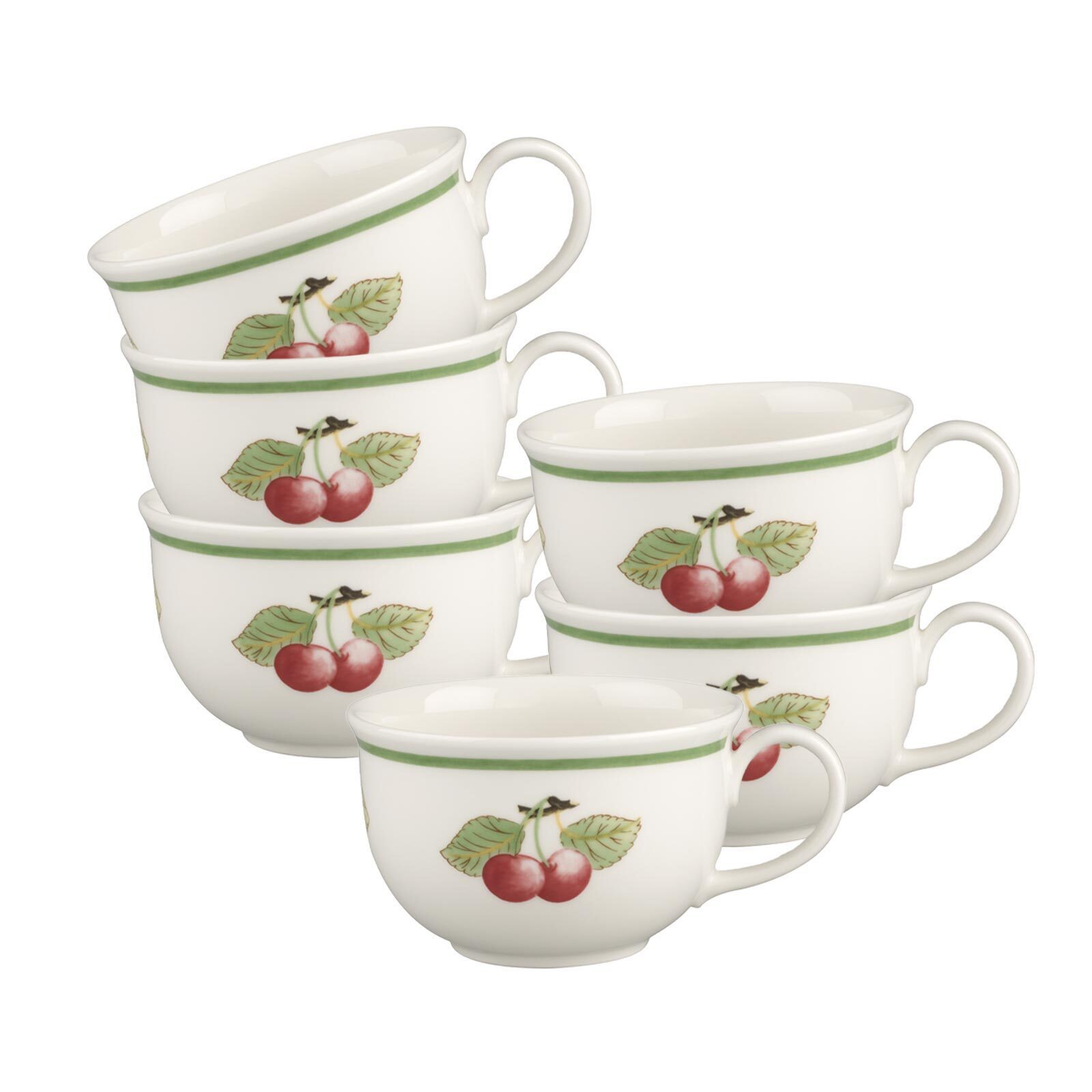 Cappuccinotasse French Garden Café au lait Obertassen 370 ml