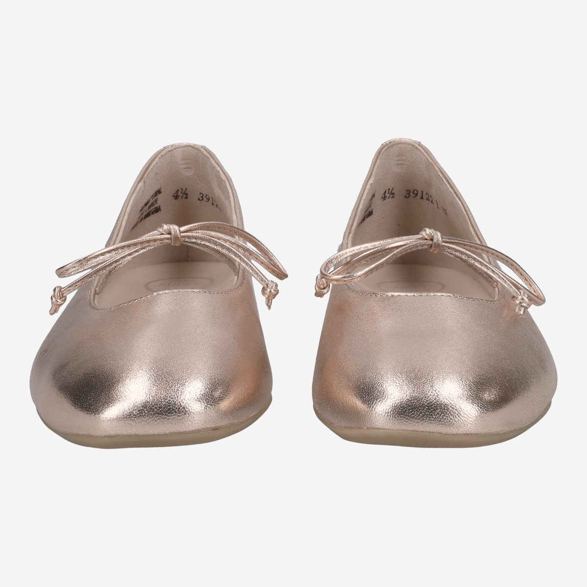 Paul Green 1142-037, Ballerina in Rosé, metallik für Damen Ballerina