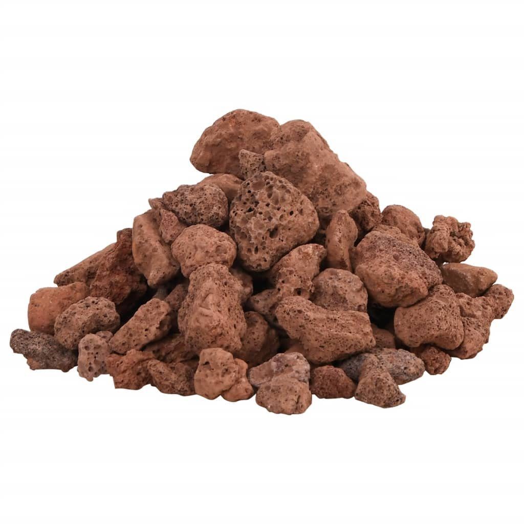 vidaXL Aquariendeko Lavagranulat 25 kg Rot 1-2 cm
