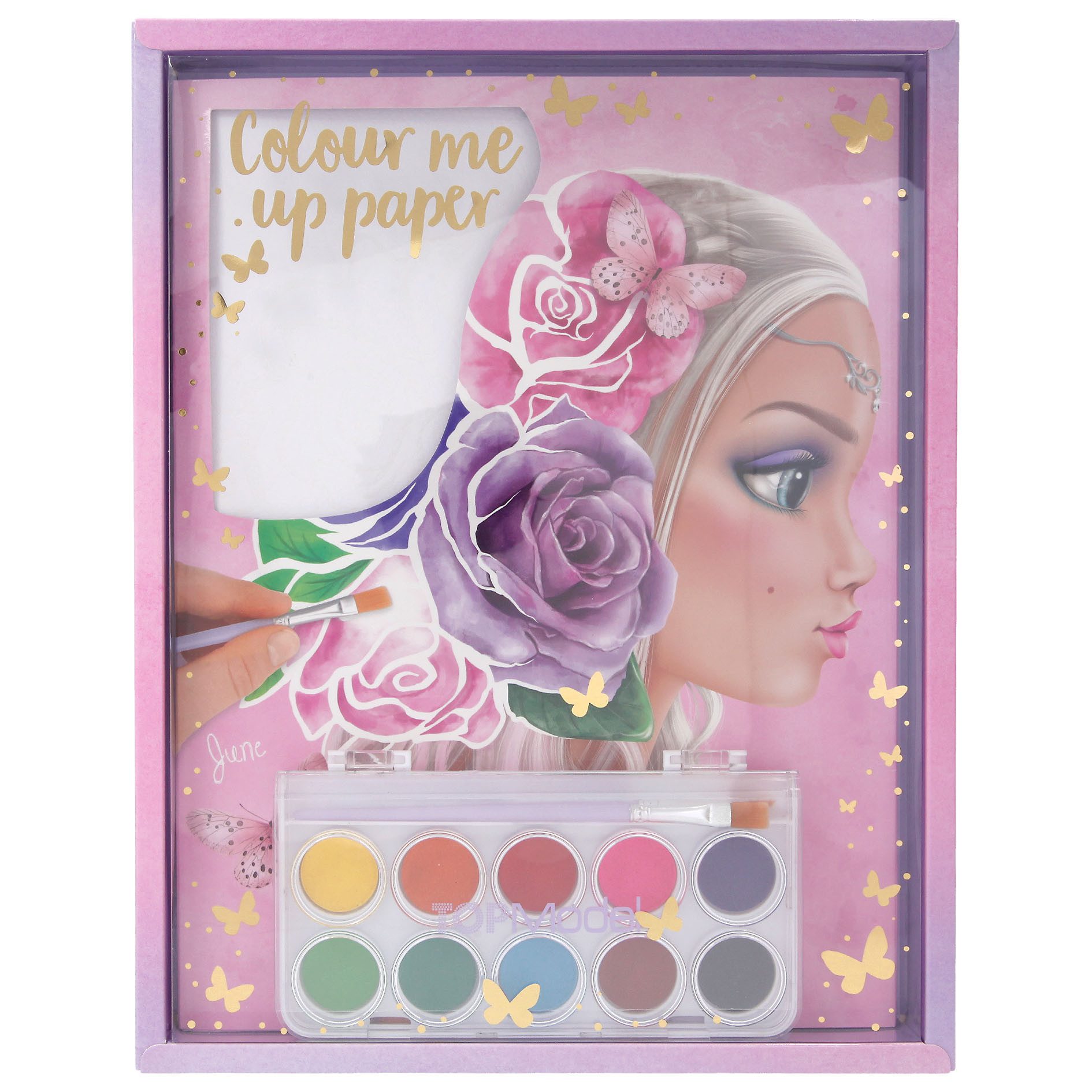 Depesche Malvorlage DEPESCHE TOPModel Malbuch Colour me up Paper