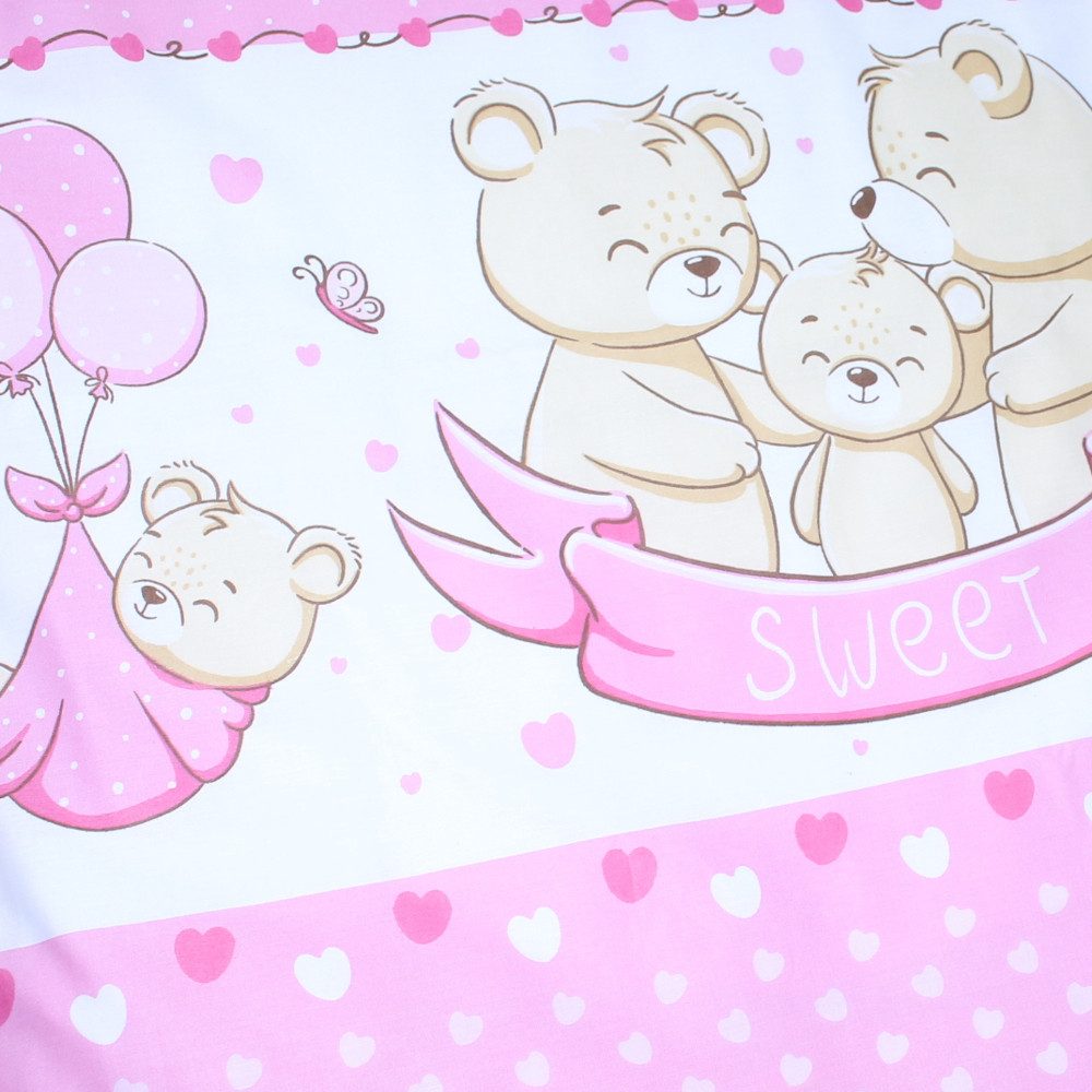 Primawela Beistellbett Baby Bettwäsche für Beistellbett mit Nestchen Spannbettlaken 6 teilig