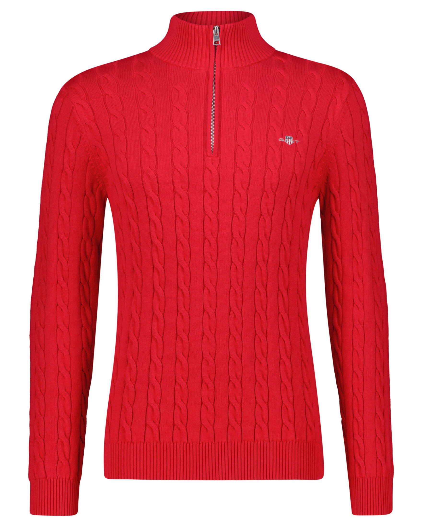Strickpullover Herren Troyer COTTON CABLE HALF ZIP