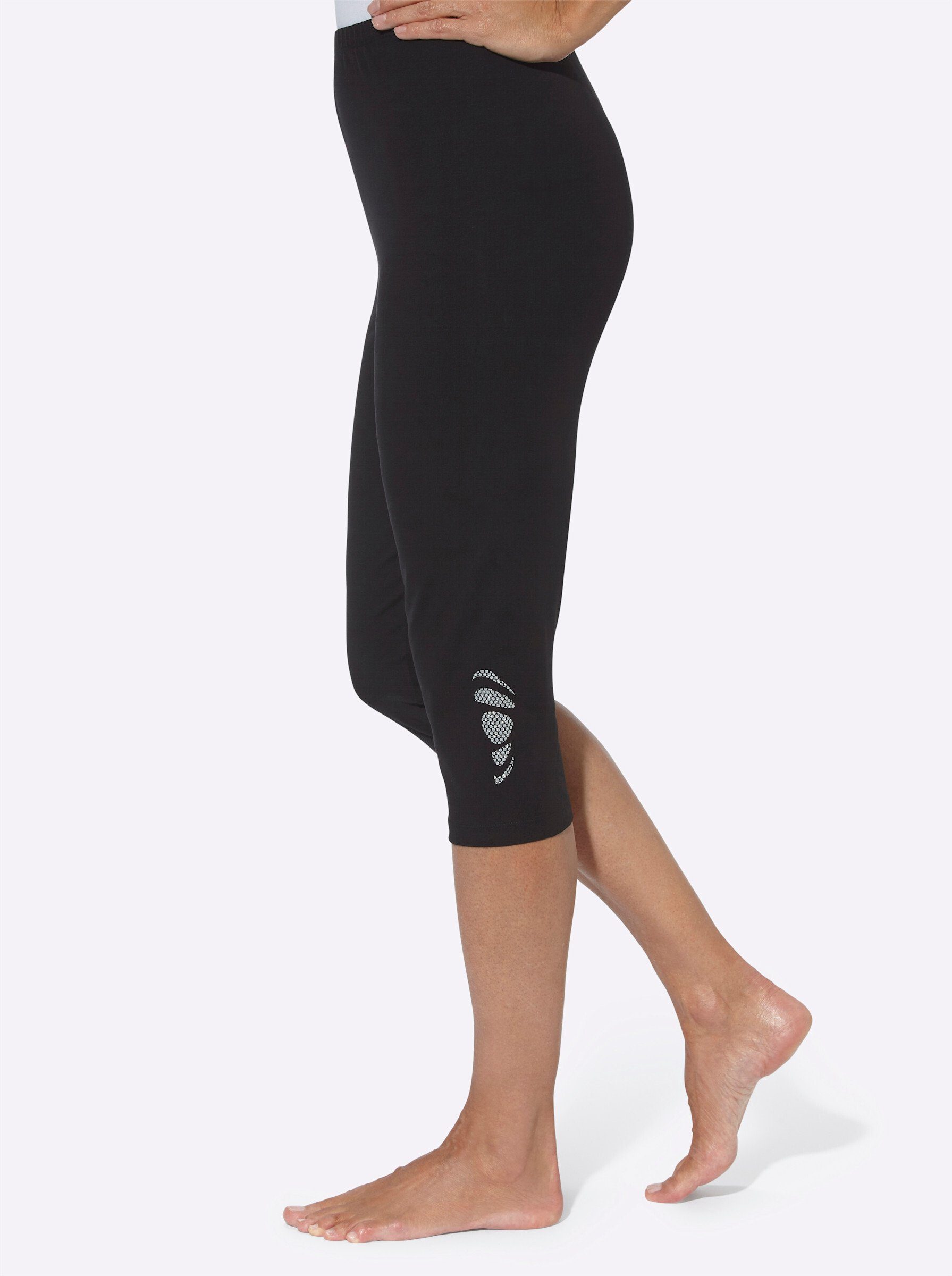 Sieh an! Jogginghose Capri-Leggings (2-tlg)