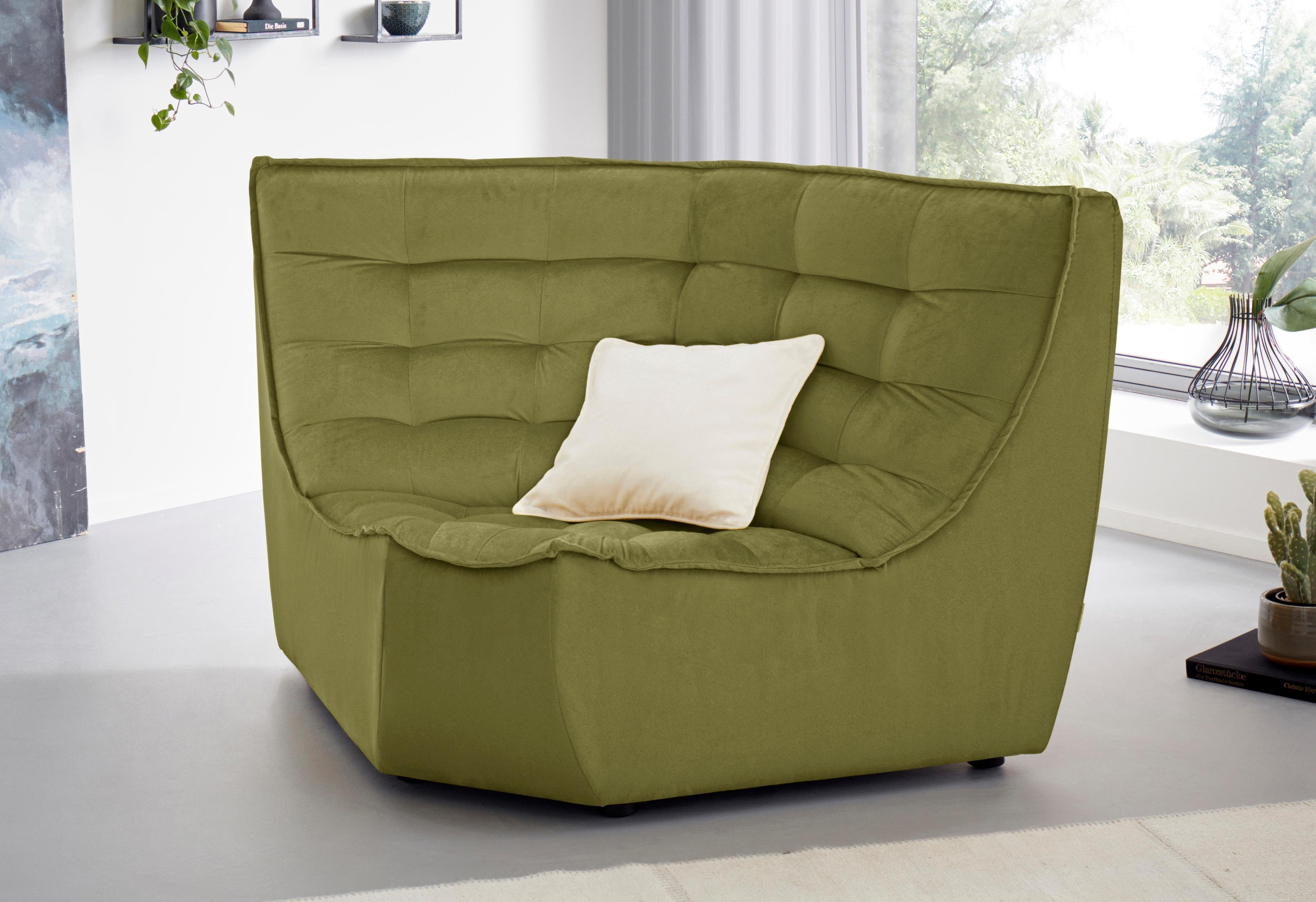 CALIA Banjo Ecksofa verde ITALIA