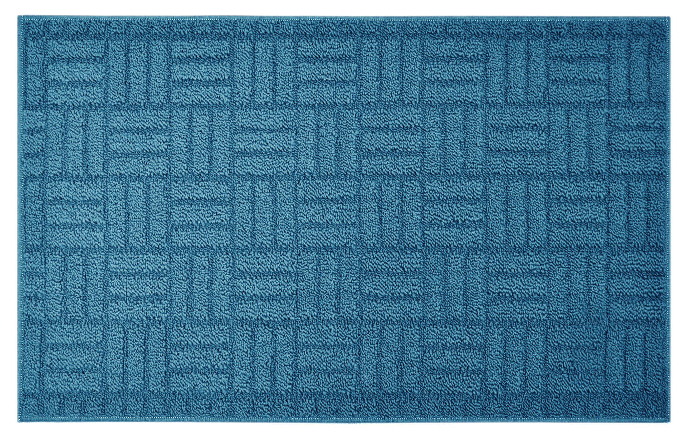 rechteckig, blau Küchenmatte Lashuma, gemustert 10 mm, 50x80 cm, Narciso, Küchenteppich Höhe: Küchenläufer