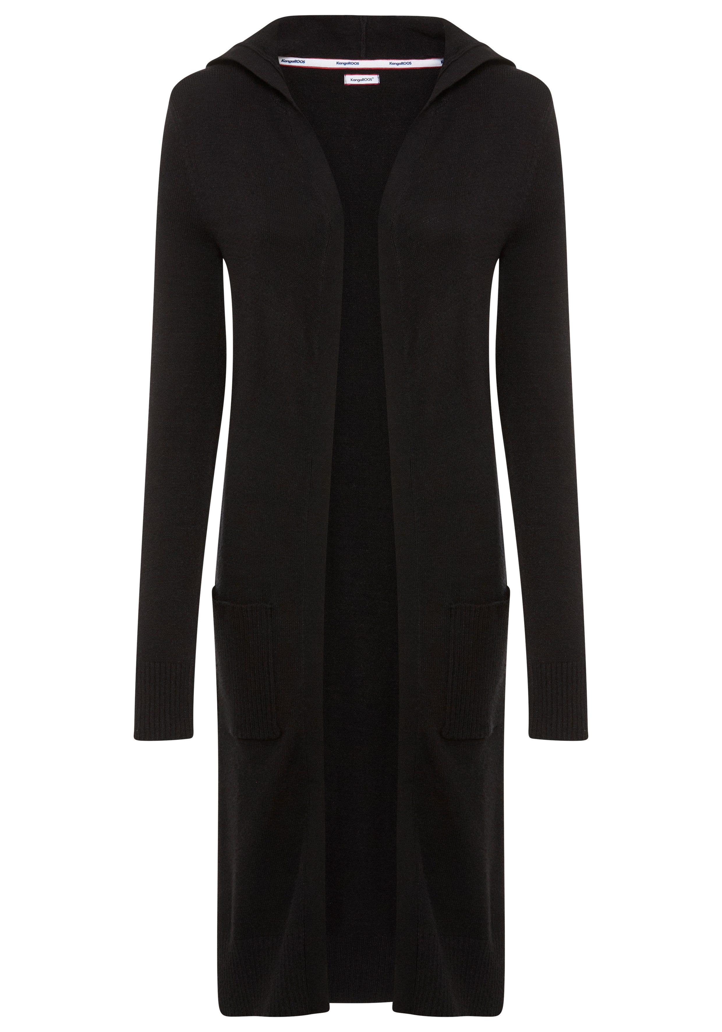Longstrickjacke