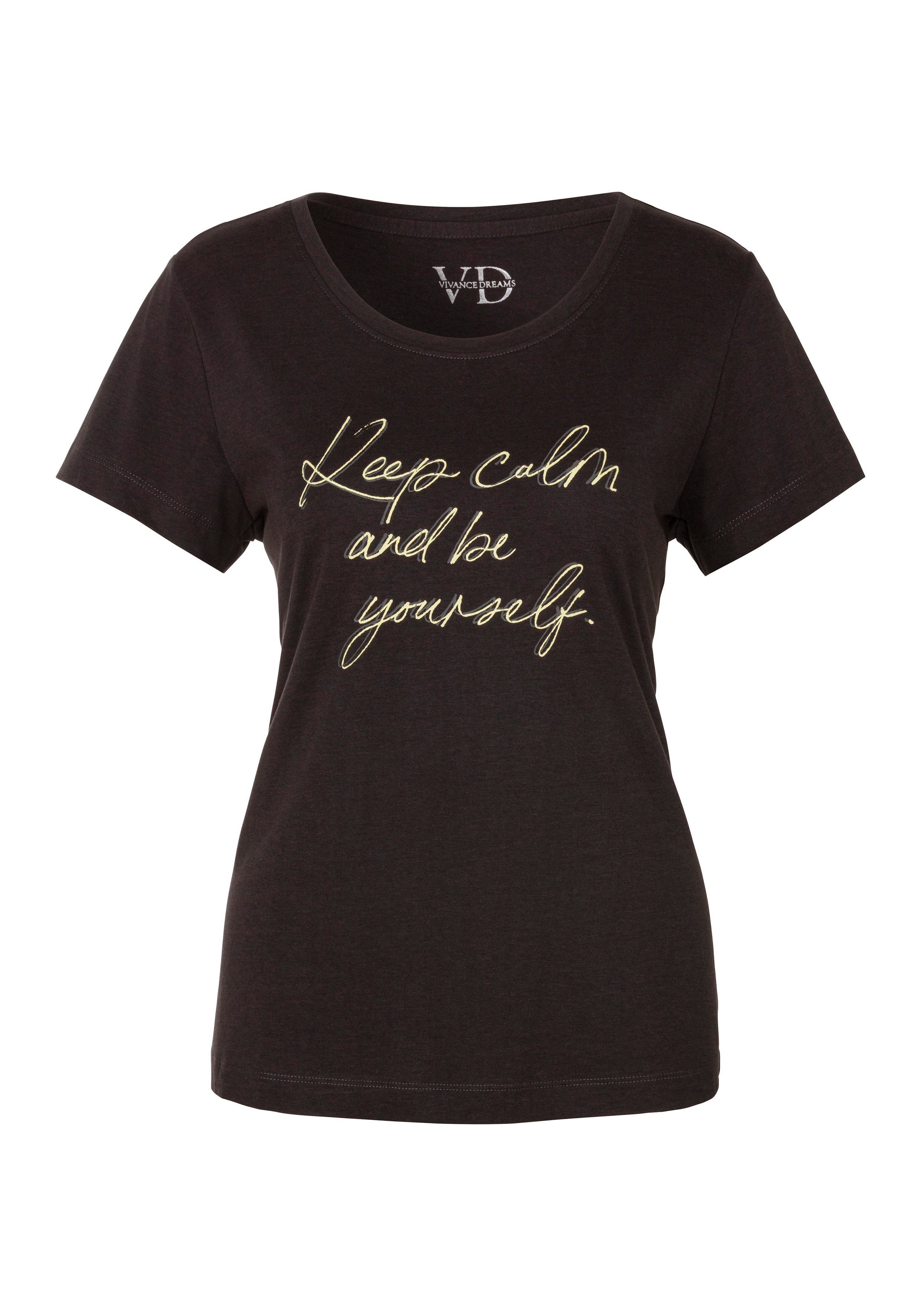Vivance Dreams Pyjama mit Leo-Print