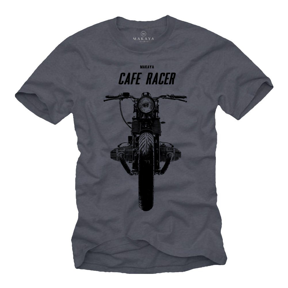 T-Shirt Herren Biker Motiv Cafe Racer - Motorrad Bekleidung Männer
