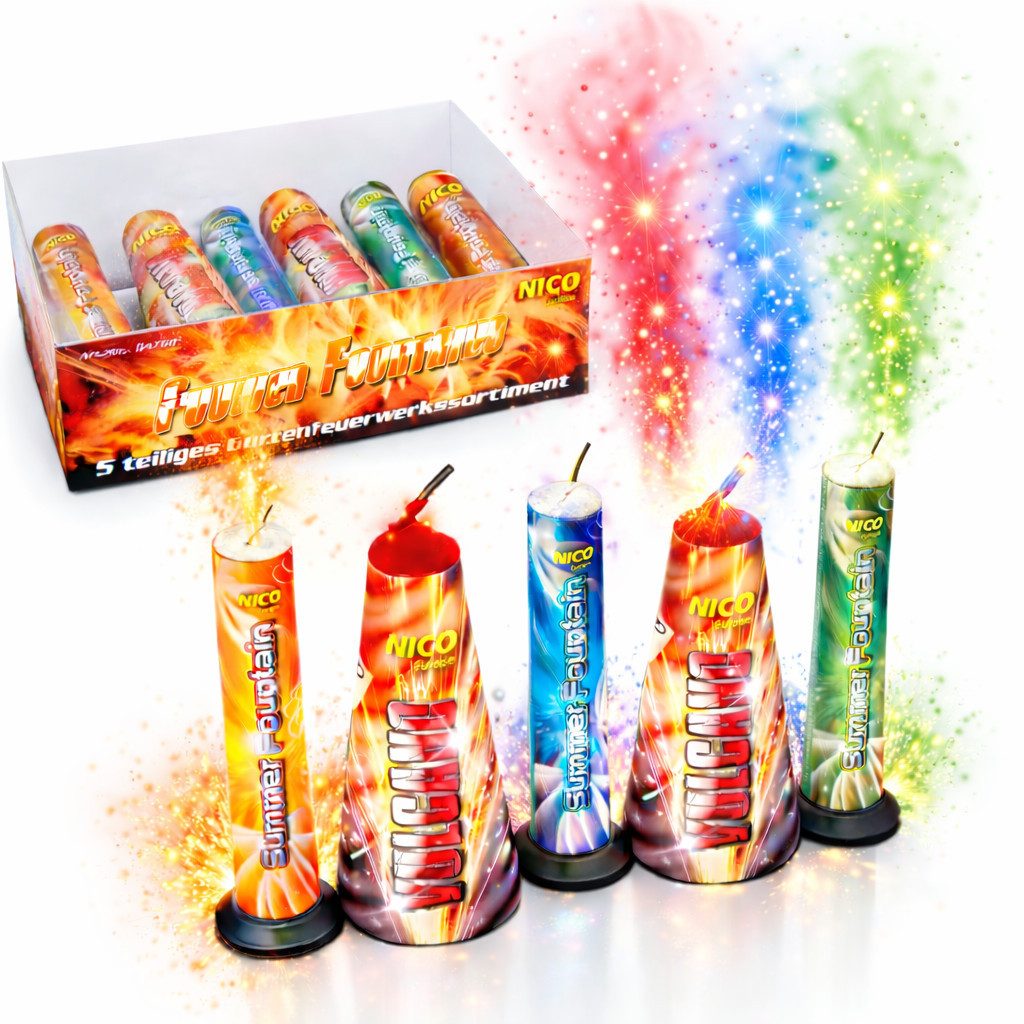 FlameXBurn Geburtstagskerze Party für Jugendefeuerwerk Silvester 2026 (Set, günstig online kaufen