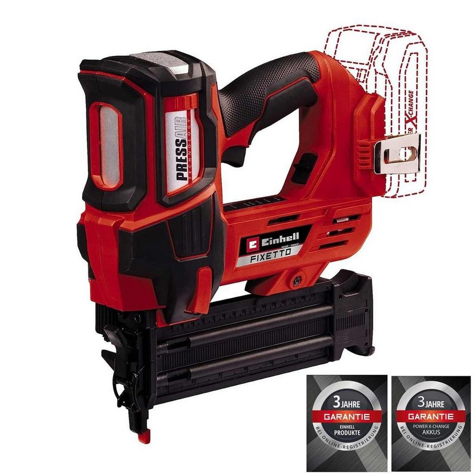 Einhell Akku-Bohrmaschine Einhell Professional Akku-Tacker FIXETTO 18/38 S  18V, 60 Schuss/min, Akkutechnik