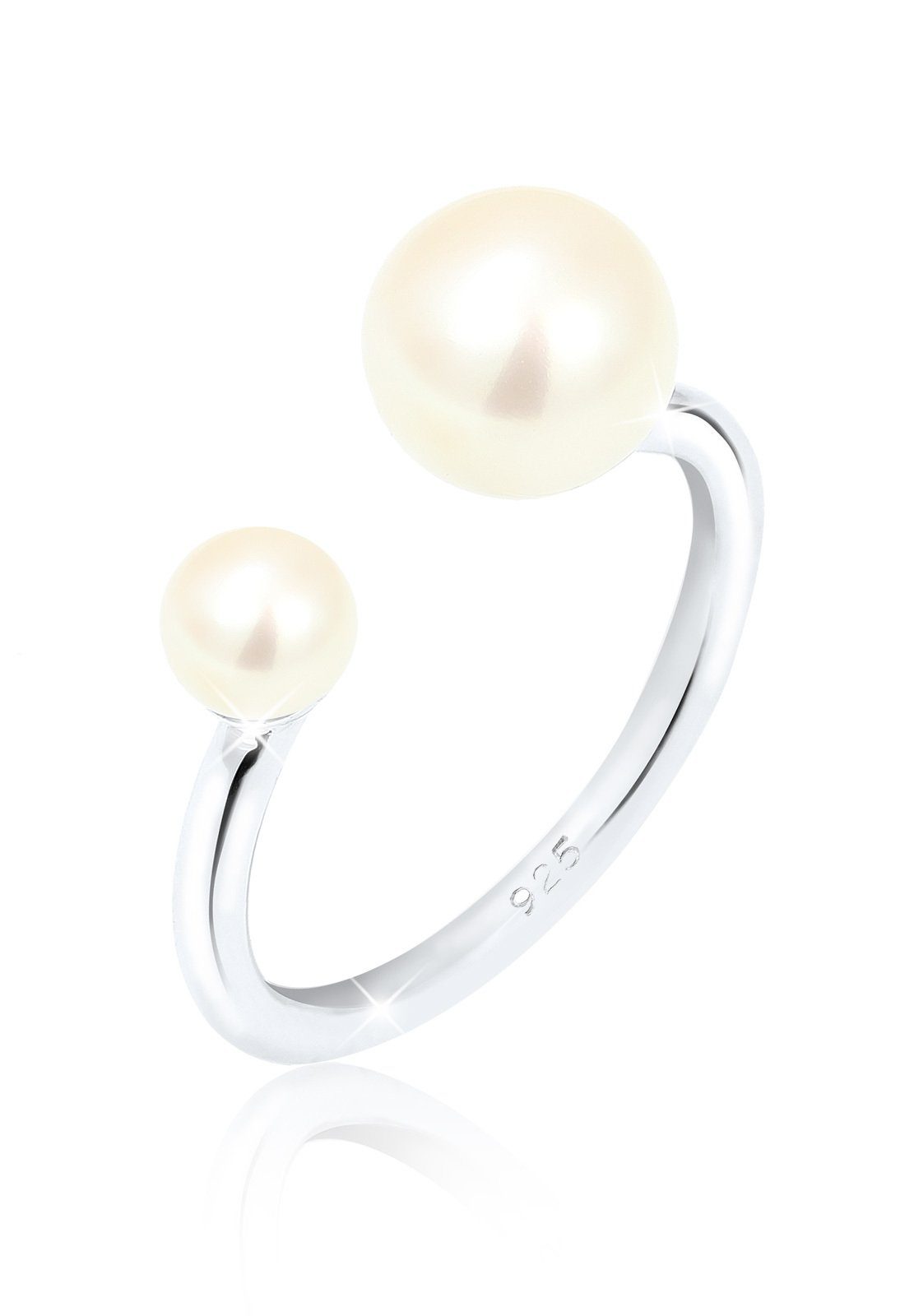 Elli Perlenring Süßwasserzuchtperle Modern 925 Silber günstig online kaufen