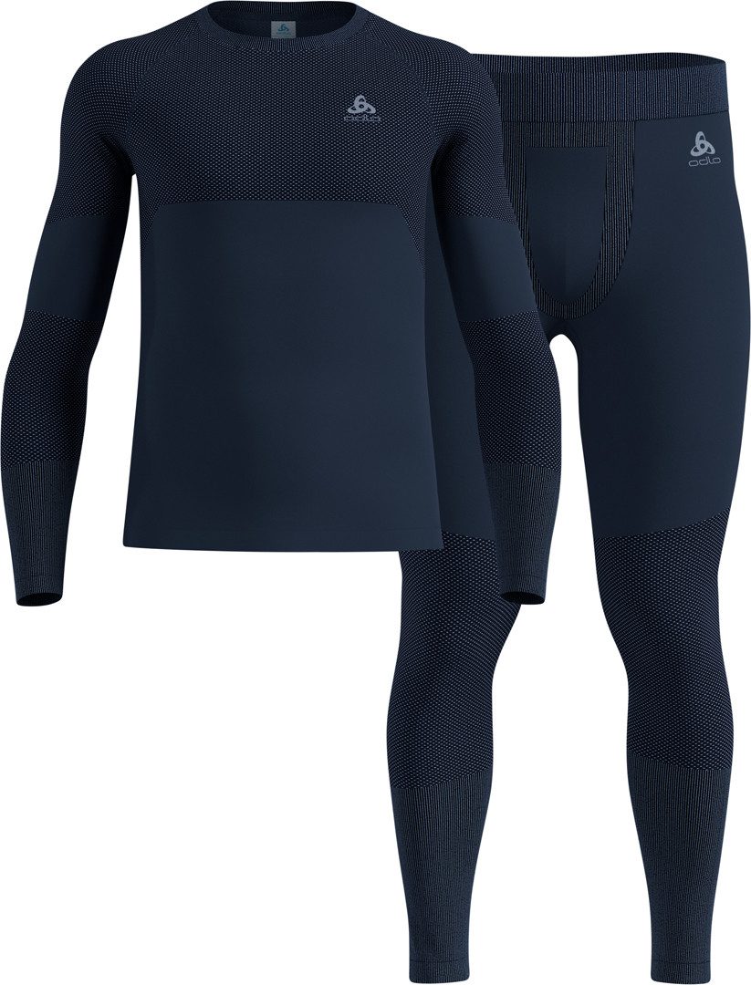 Odlo Funktionsunterhemd ODLO SET FUNDAMENTALS PERFORMANCE WARM Longsleeve & Hose dark sapphire