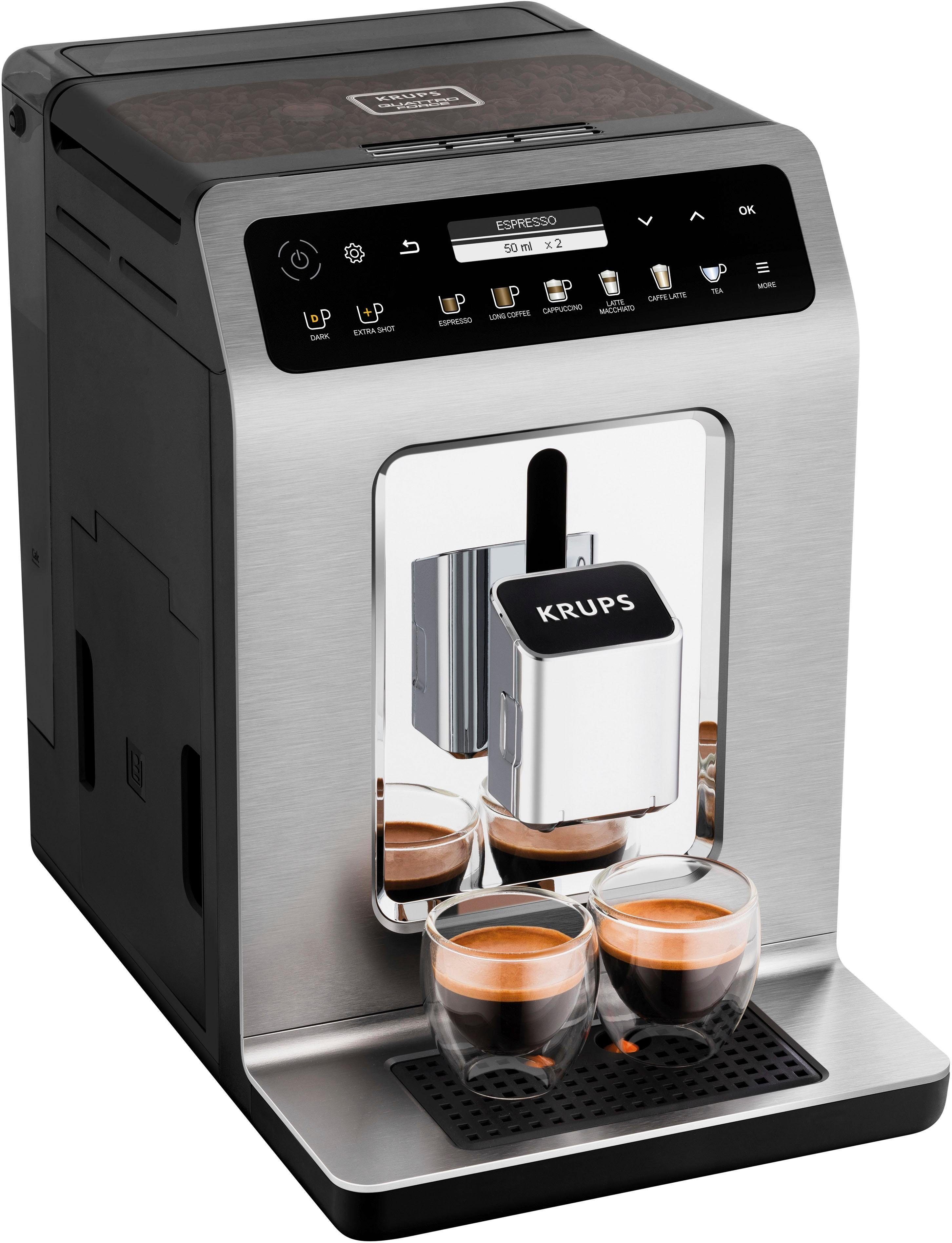 Krups Kaffeevollautomat EA894T Evidence Plus, mit vielen technischen Innovationen und Bedienungshighlights