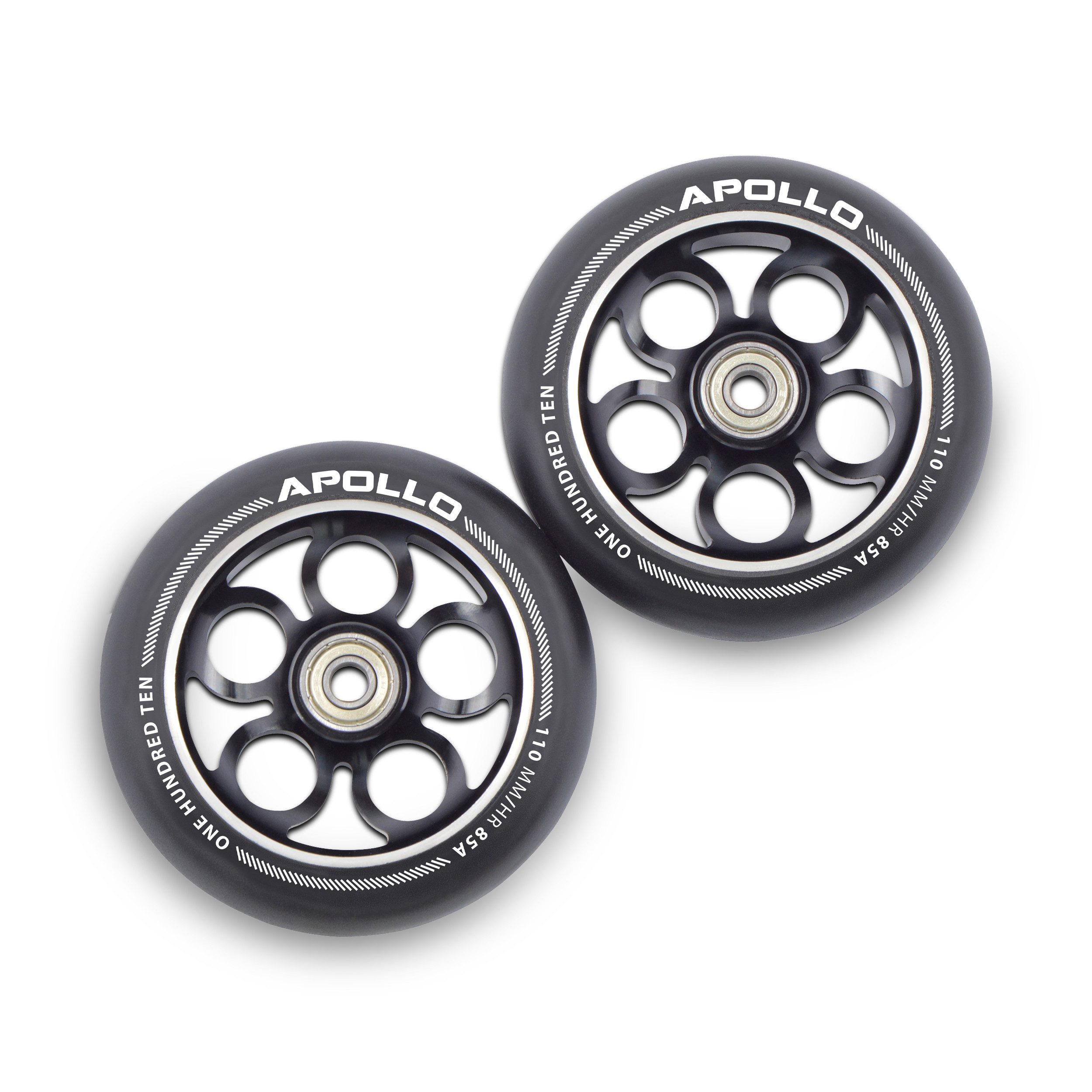 Apollo Stuntscooter Stunt Scooter Ersatzräderset Pro Wheels - ABEC9 Kugellager, ABEC-9-Kugellager, Set aus 2 Rädern