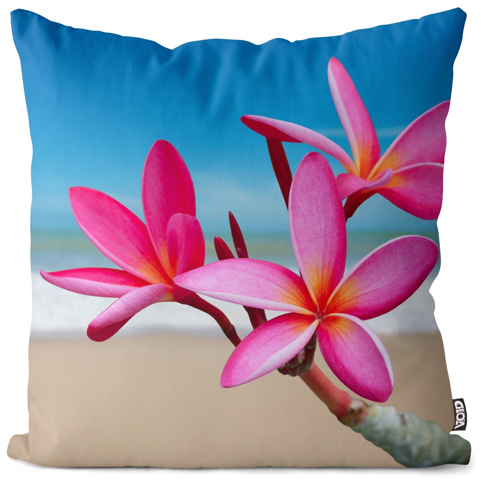 Kissenbezug, VOID (1 Stück), Hawaiiblume Blume Strand Hawaii plumeria asien bali schön-heit exotis
