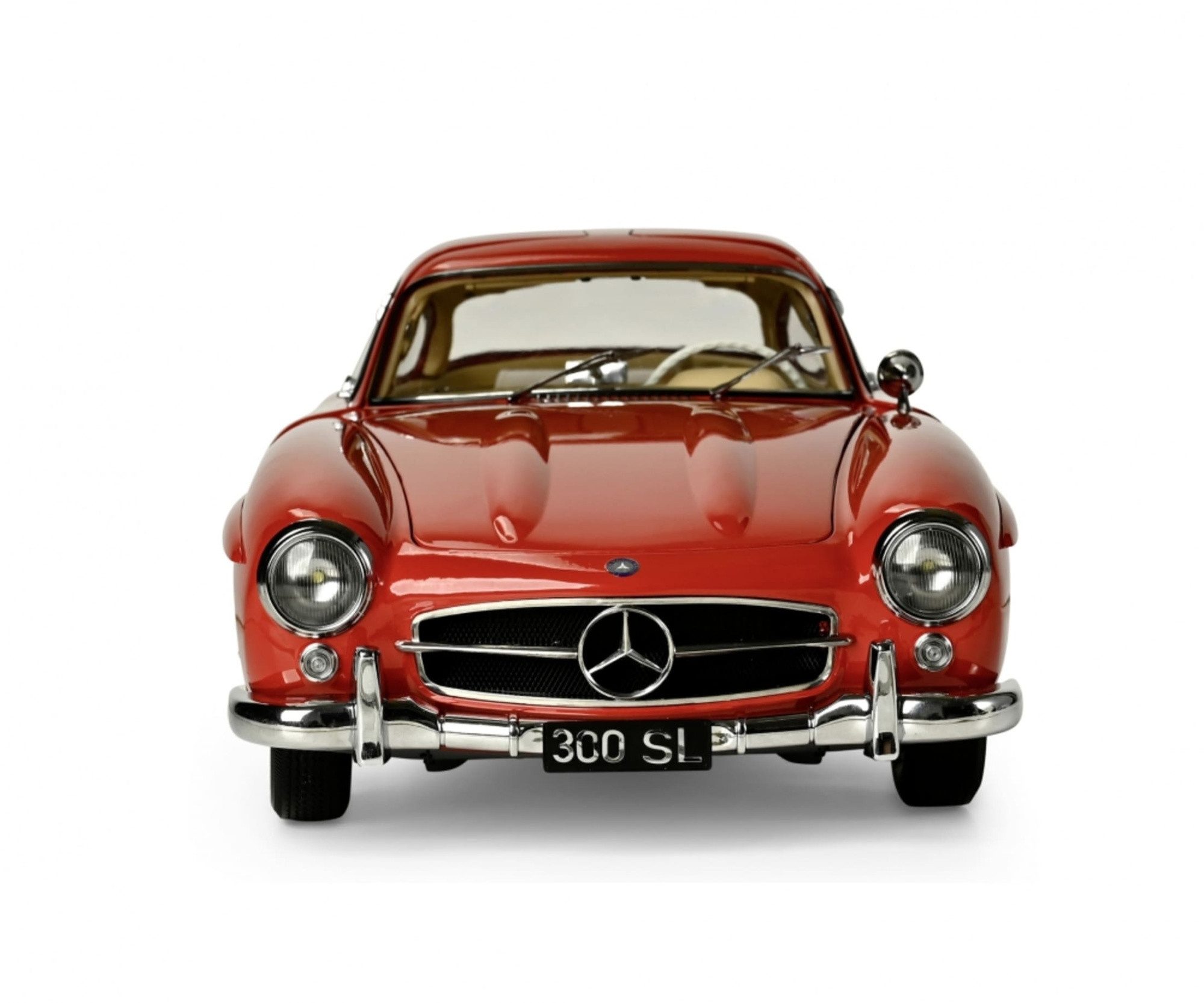 ixo Models Modellauto IXO Mercedes 300 SL Rot 1:8 Modellauto Metall Bausatz