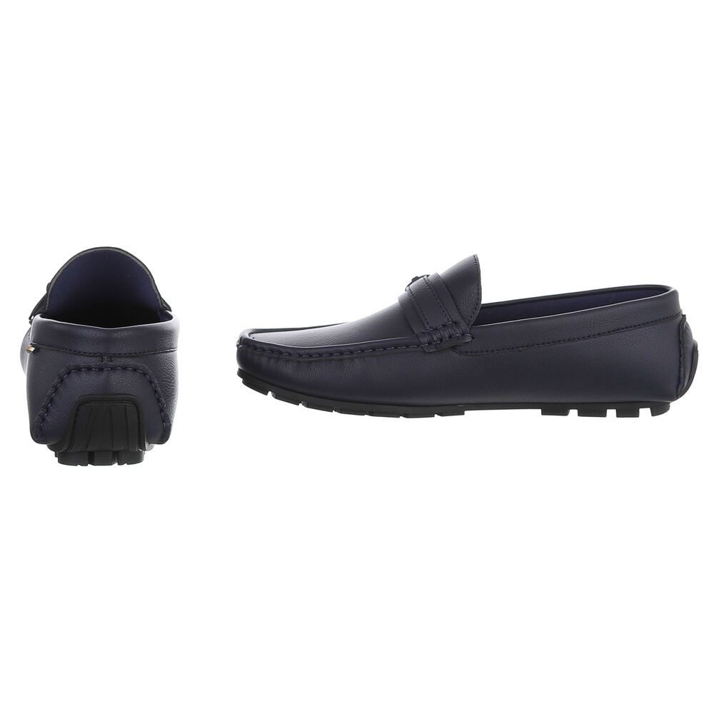 Coolwalk Herren Mokassin Slip-On mit profilierter Sohle Slipper (91563739) Flach Slipper in Dunkelblau – Bild 5 von 5