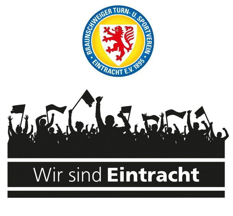 Wall-Art Braunschweig Fans Wandtattoo Eintracht St) (1 Logo