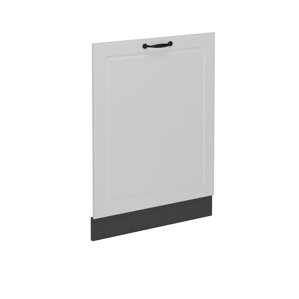 Frontblende R-Line, Weiß Landhaus/Anthrazit, 60 cm ohne Arbeitsplatte