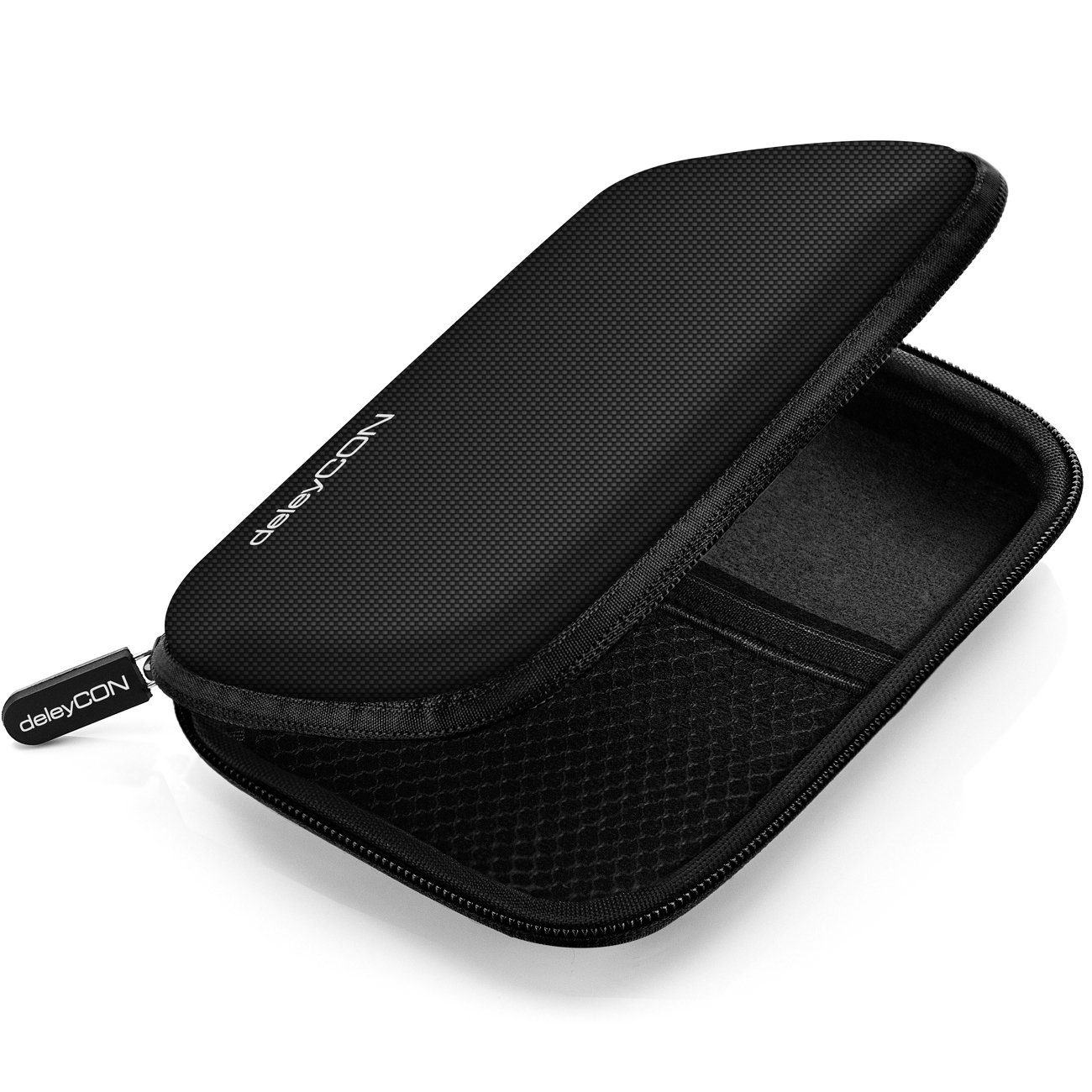 deleyCON Festplattentasche deleyCON Festplattentasche Case für 2,5" Zoll HDD SSD - 2 Fächer