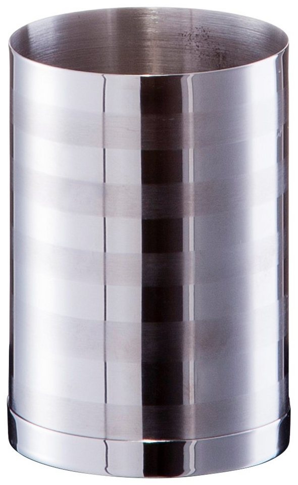 ZELLER Zahnputzbecher »Edelstahl«, Schlichtes und elegantes Design