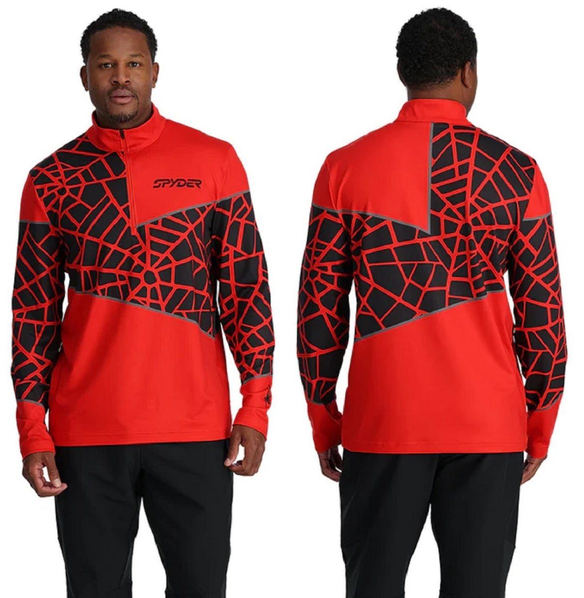 Spyder Funktionsshirt Spyder Vital 1/2 Zip T-Neck Herren Skirolli Funktionsshirt 38A125310