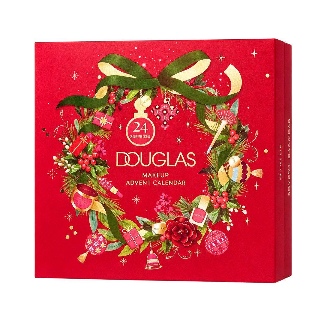 Douglas Adventskalender 2026 Make-Up Beauty Frauen & Mädchen Kosmetik Weihnachtskalender (Set, 24-tlg), 24 MAKE-UP Produkte Advent Kalender Damen Frau