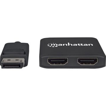 MANHATTAN Manhattan 152716 2 Port DisplayPort-Splitter 3810 x 2160 Pixel Netzwerk-Adapter