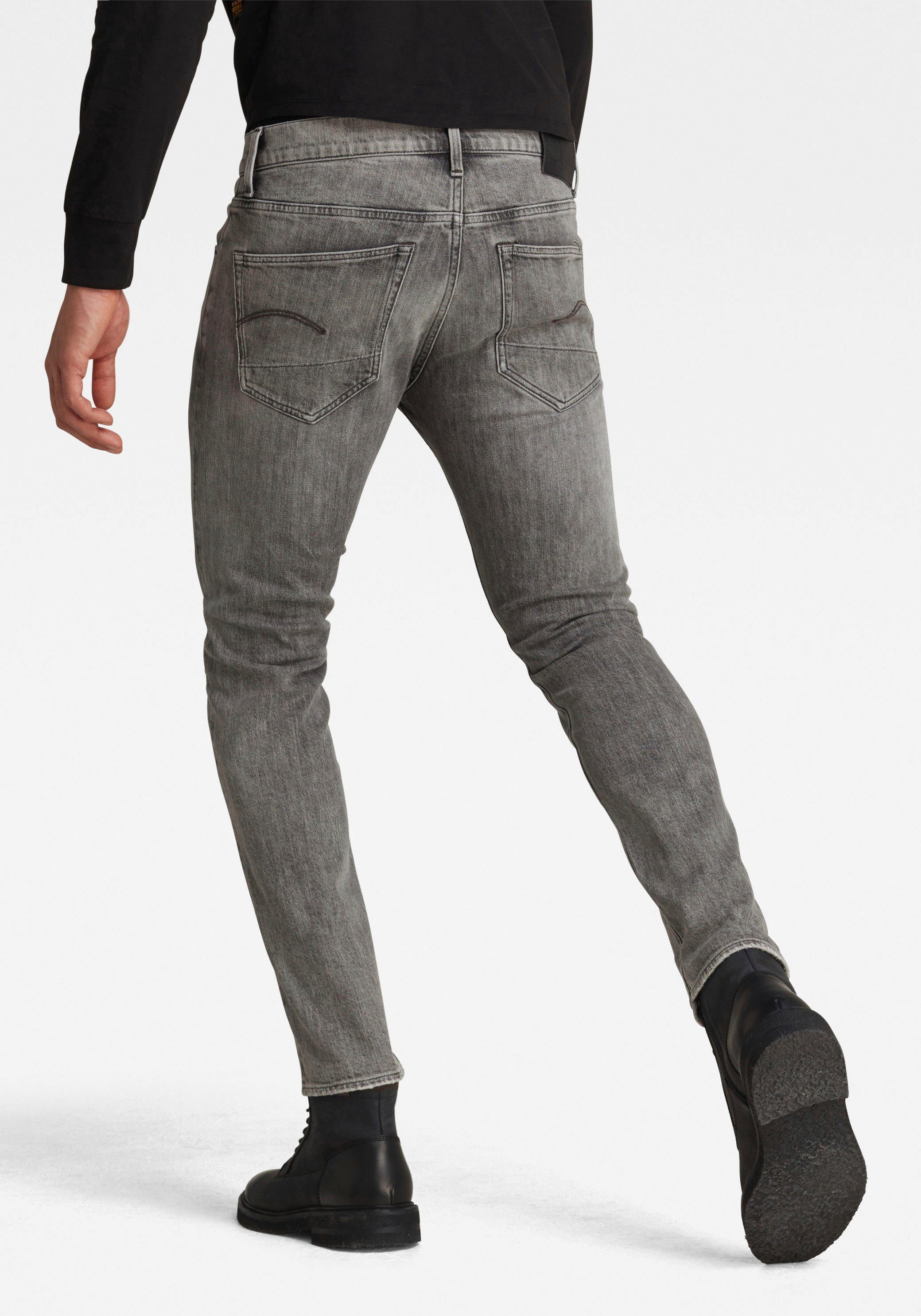 Slim-fit-Jeans 3301 RAW Slim carbon faded G-Star