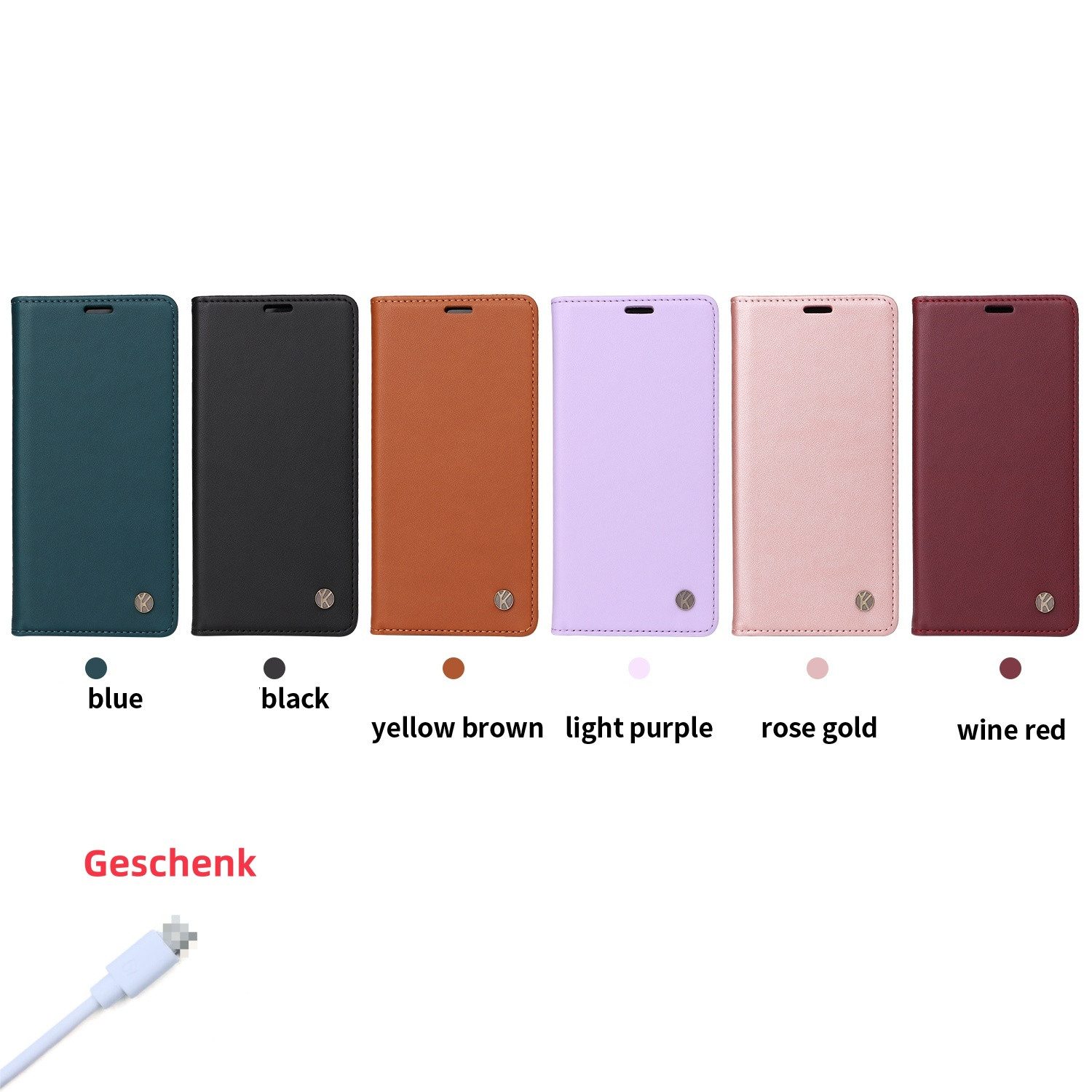 trends for living Handyhülle Leder Handy Hülle Tasche Case Cover für Samsung Note 8 9 10 20 ultra