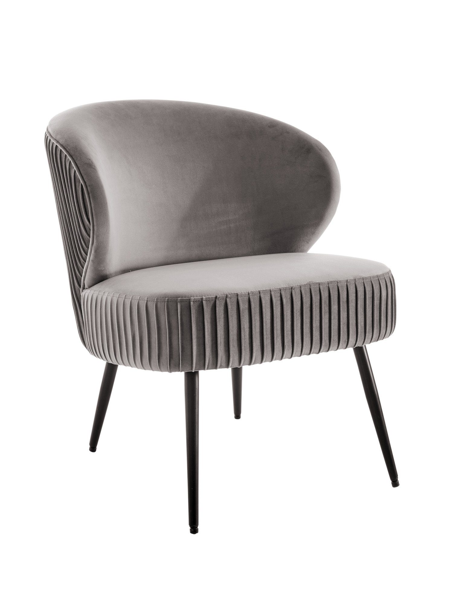 heine home Sessel mit in Falten gelegtem Design, Bequemer Sitzkomfort