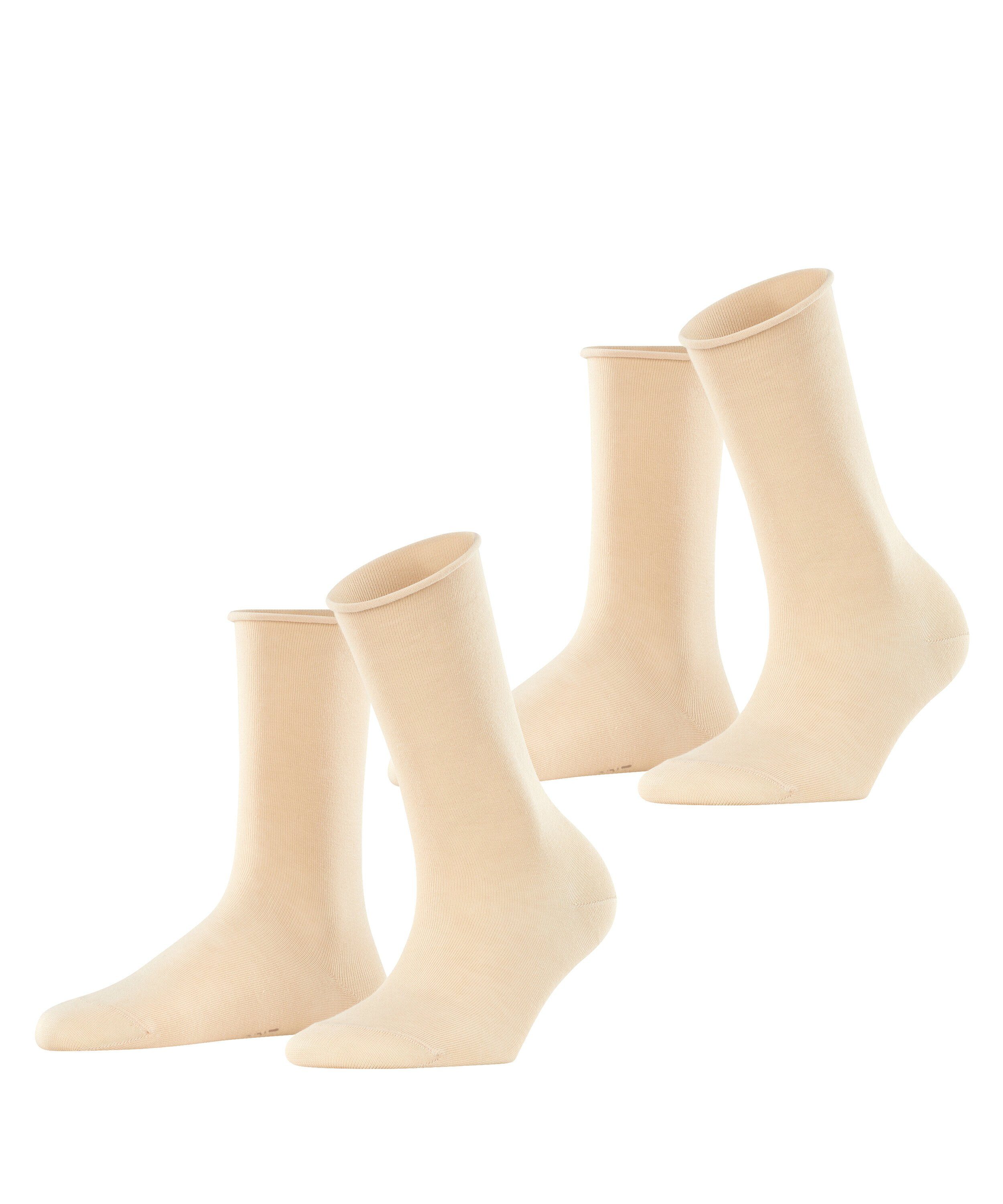 Esprit Socken Esprit Basic Pure 2-Pack Damen (2-Paar) mit hohem Baumwollanteil