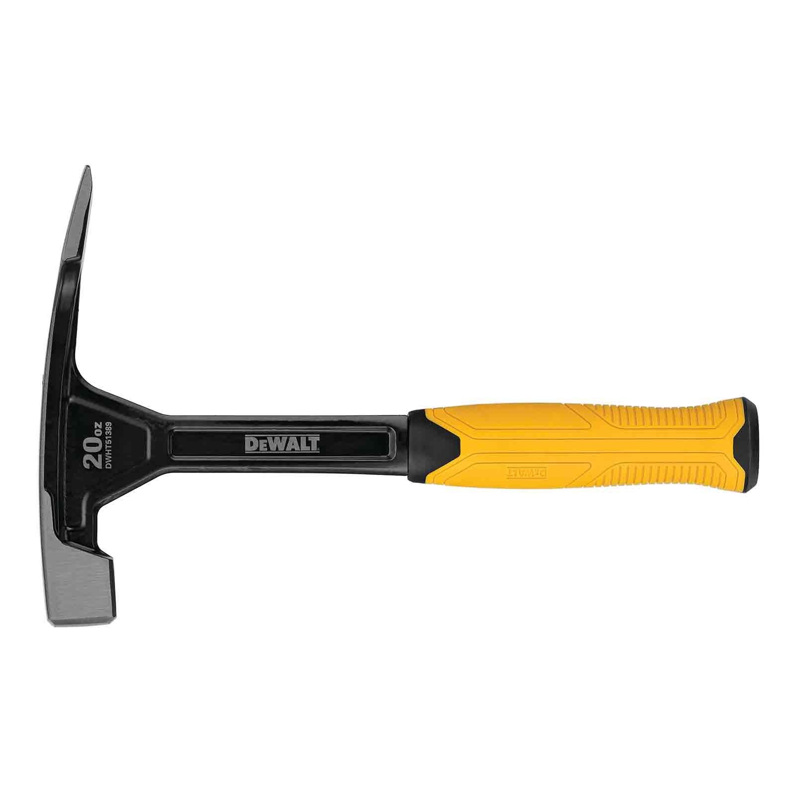 DeWalt Hammer Berliner Maurerhammer DWHT51389-0, Stahlhammer Hammer - 567g