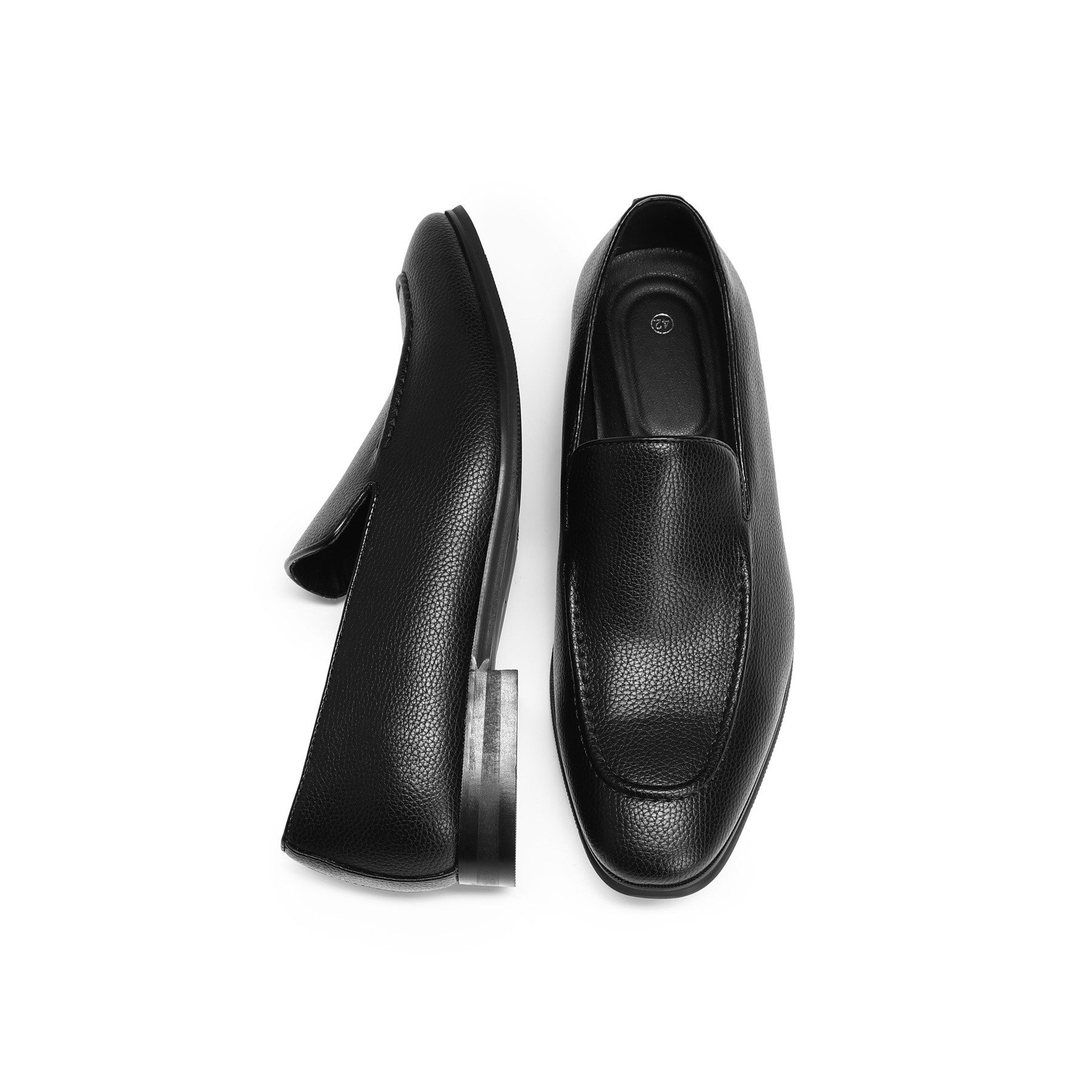 Allthemen Slip-On Sneaker Eleganter Herren-Loafer mit Litschimuster Schlupfschuh für Business – Bild 4 von 5