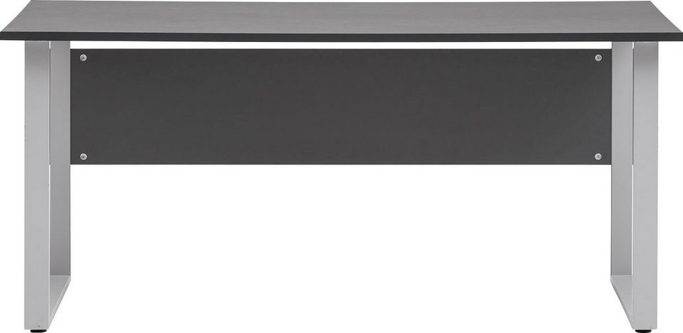 Schildmeyer Schreibtisch Serie 1500, Kufengestell aus Metall