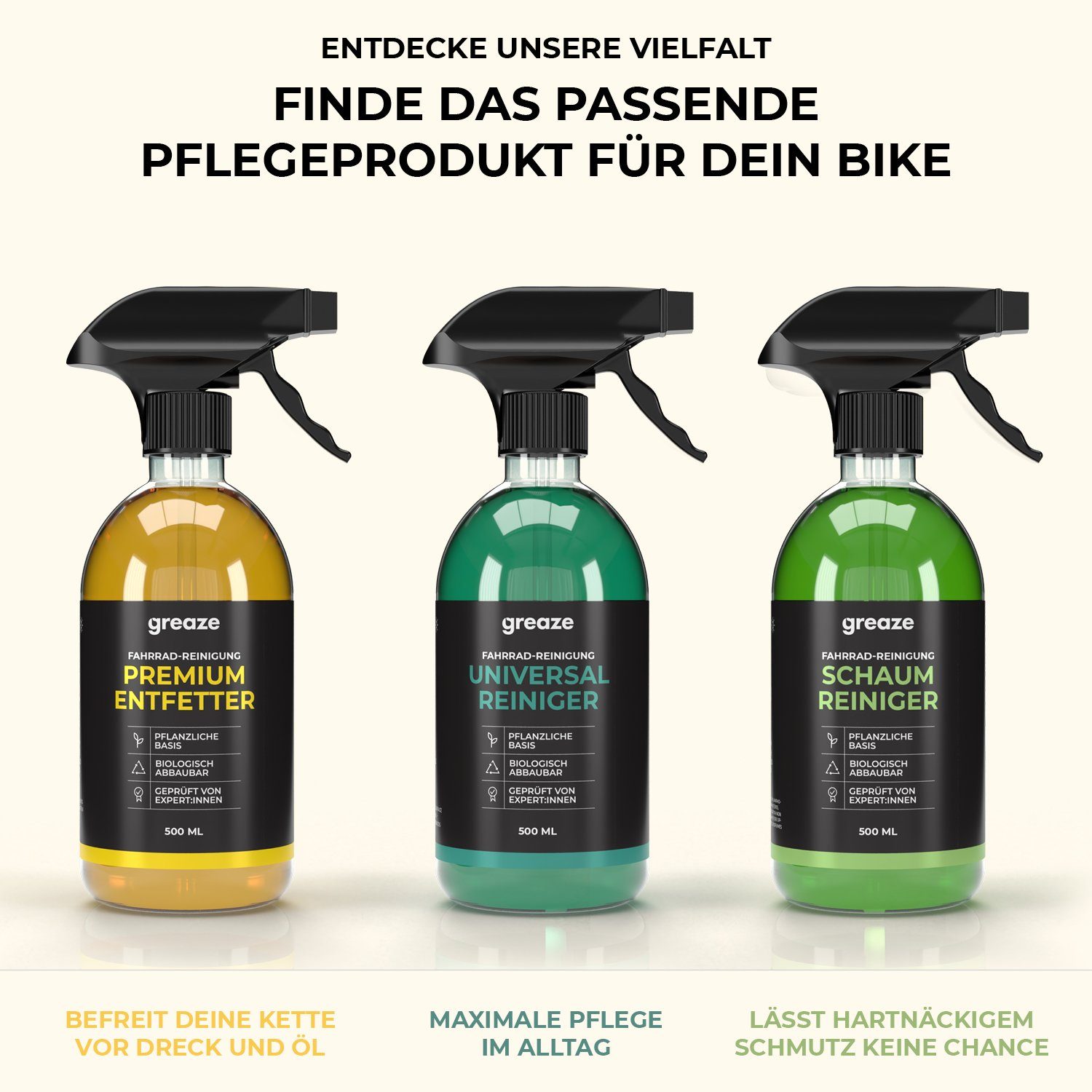 Premium Fahrradketten Entfetter greaze greaze