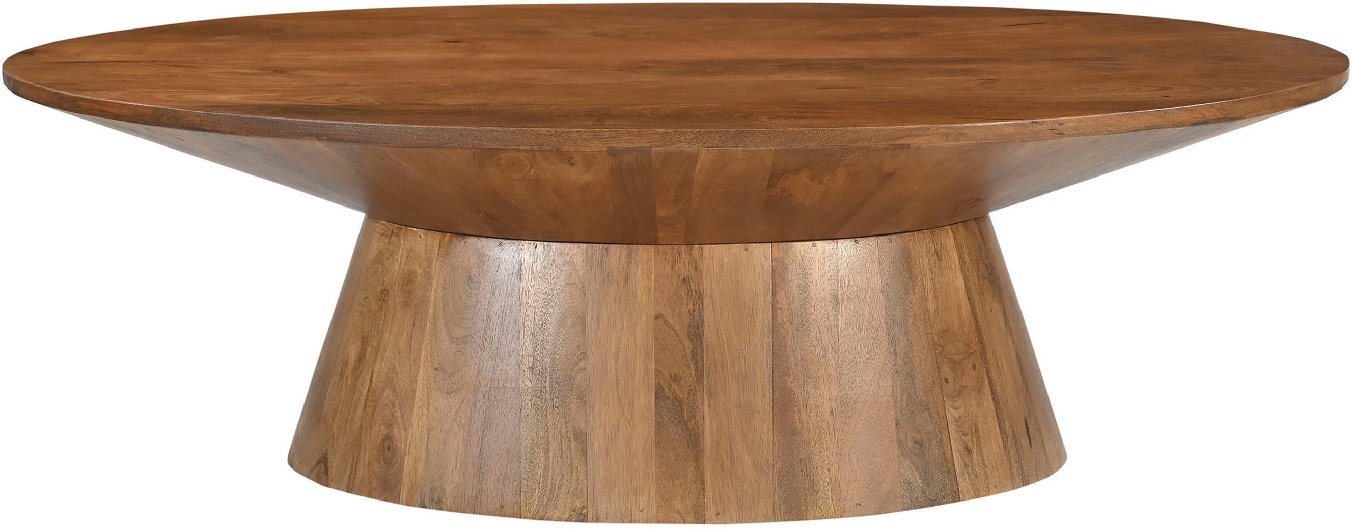 SIT Couchtisch MANGO NATURAL, mit ovalem Sockelfuß