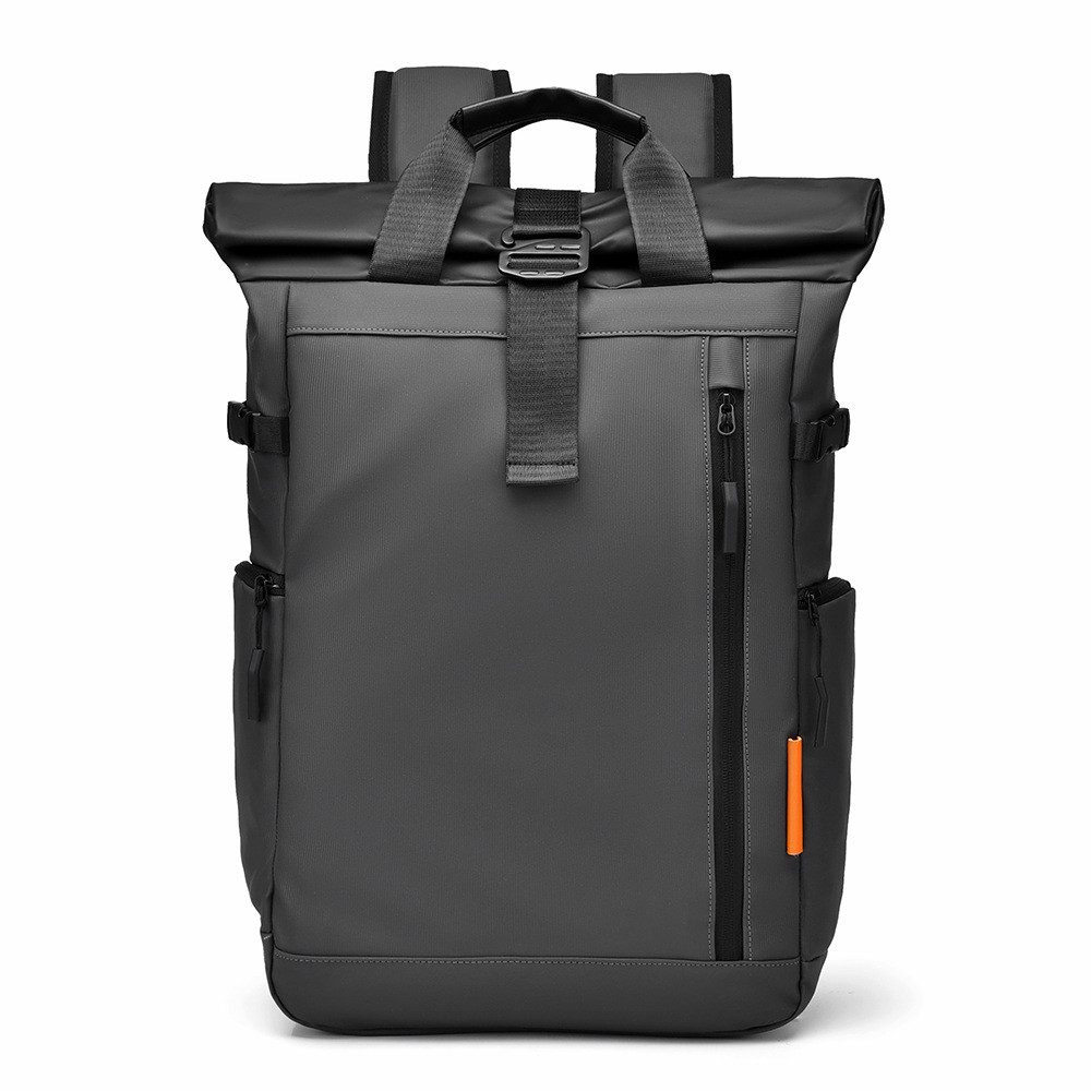 inschimmer Freizeitrucksack RollTop Rucksack Herren Damen Laptoprucksack 15,6zoll für Schule Reise