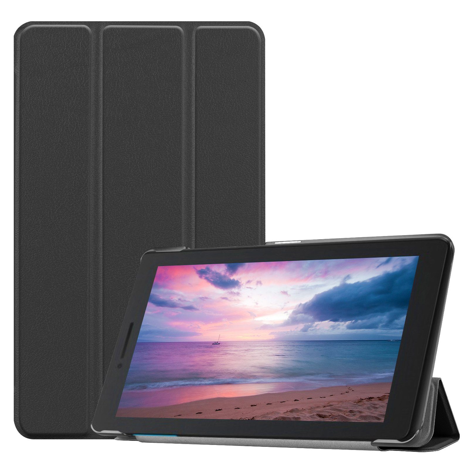 Lobwerk Tablet-Hülle Schutzhülle für Lenovo Tab E8 TB-8304F 8 Zoll, Wake & Sleep Funktion, Sturzdämpfung, Aufstellfunktion